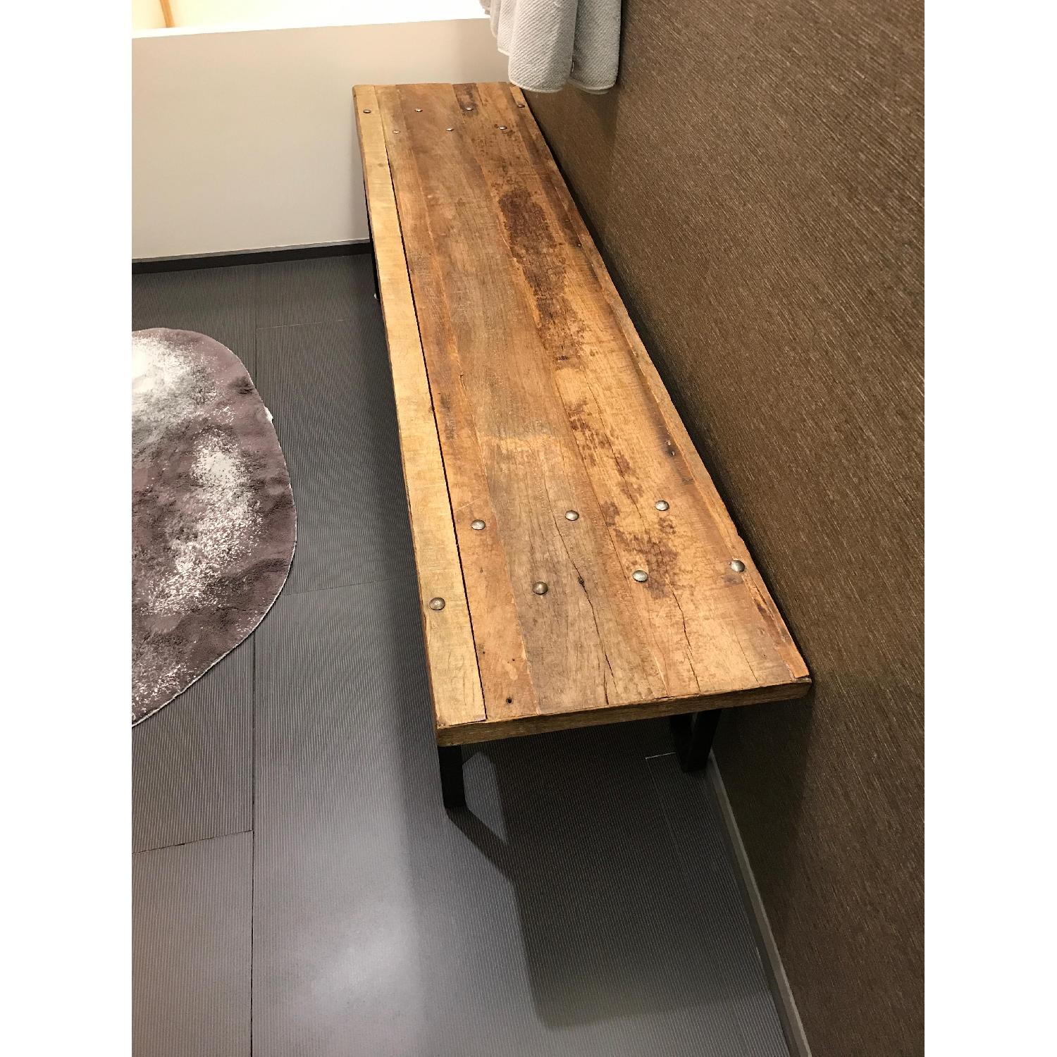 ABC Carpet and Home Reclaimed Wooden Bench - image-3