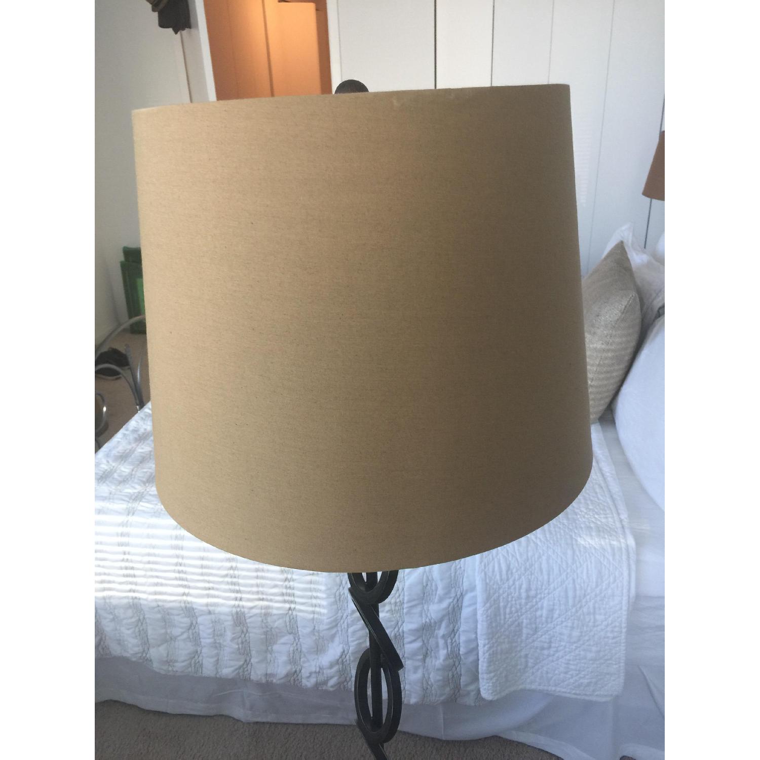 Pier 1 Iron Ring Floor Lamp - image-2