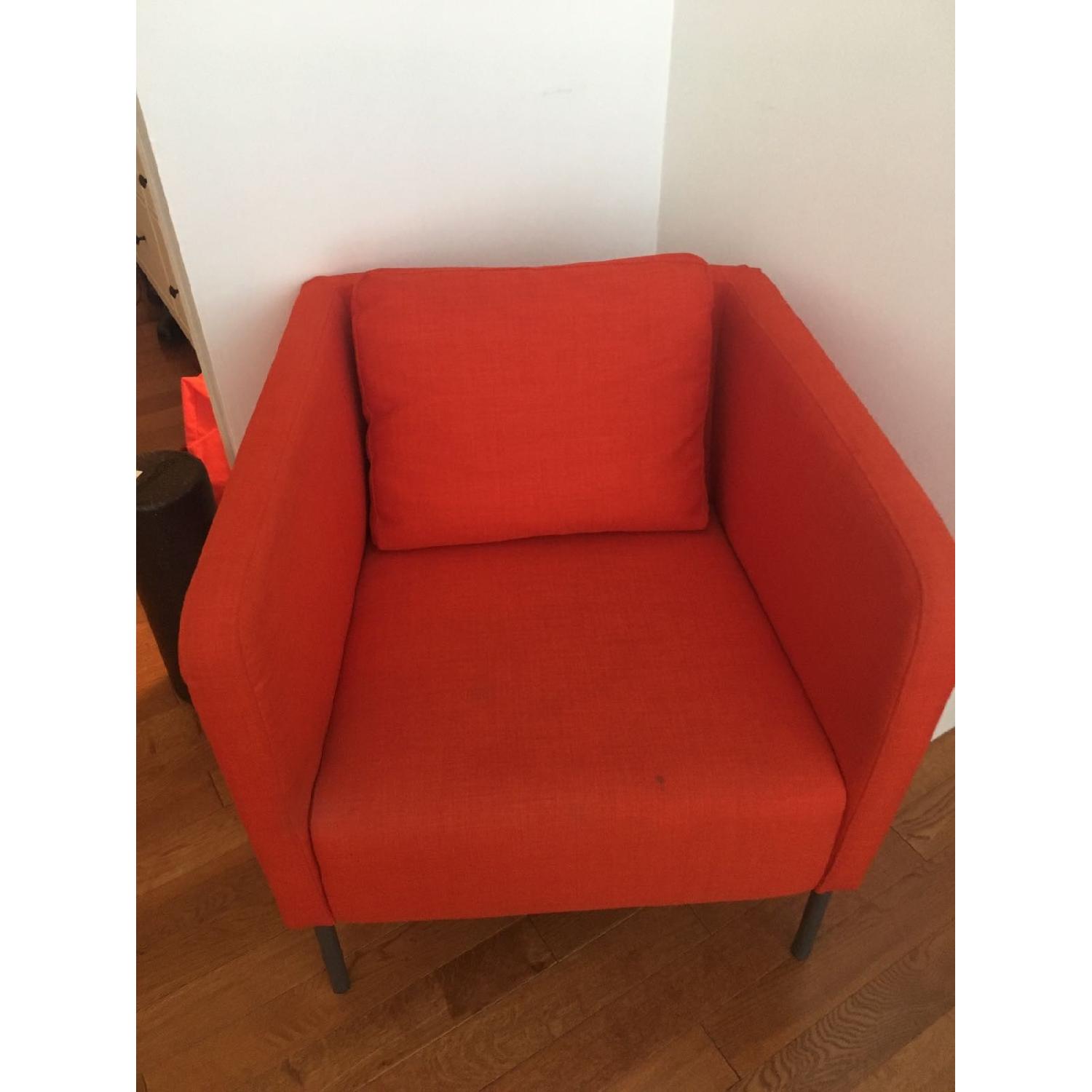 Ikea Red Armchair - image-3