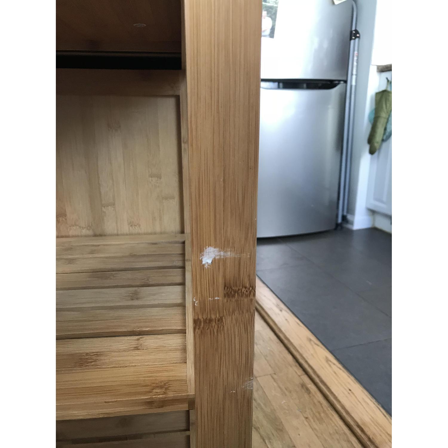 Bed Bath & Beyond Linon Home Bamboo Rolling Kitchen Island - image-5