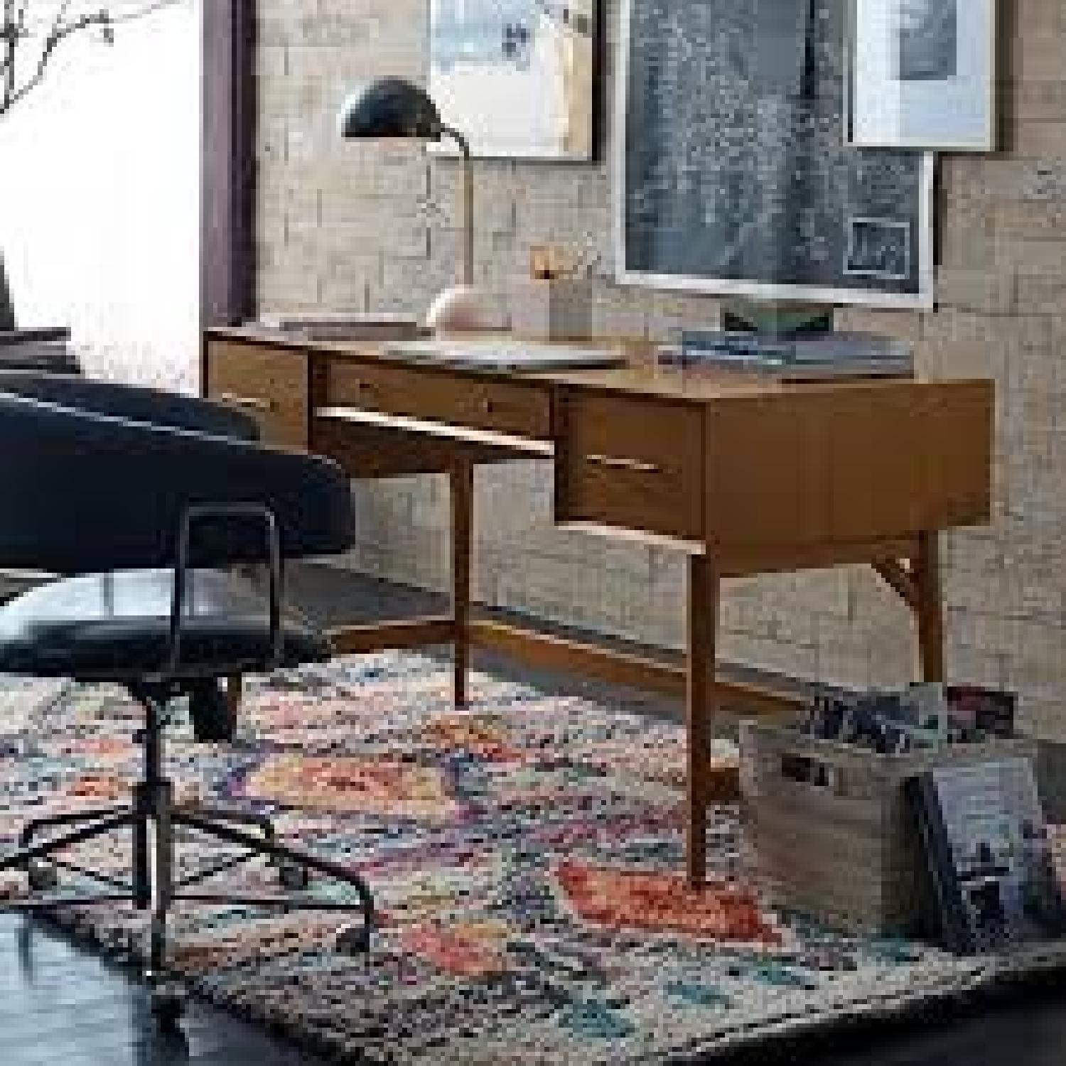West Elm Mid-Century Desk in Acorn - image-2