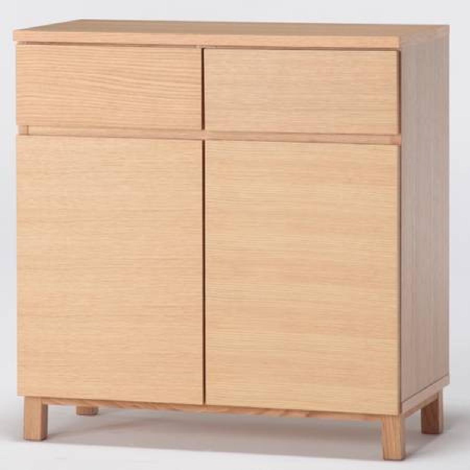 Muji Oak Wood Cabinet - image-1