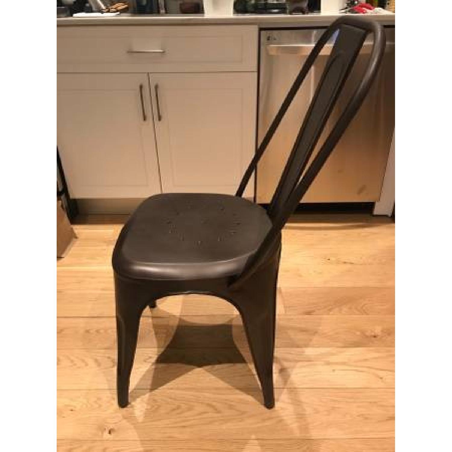 Restoration Hardware Metal Cafe Chair - image-2