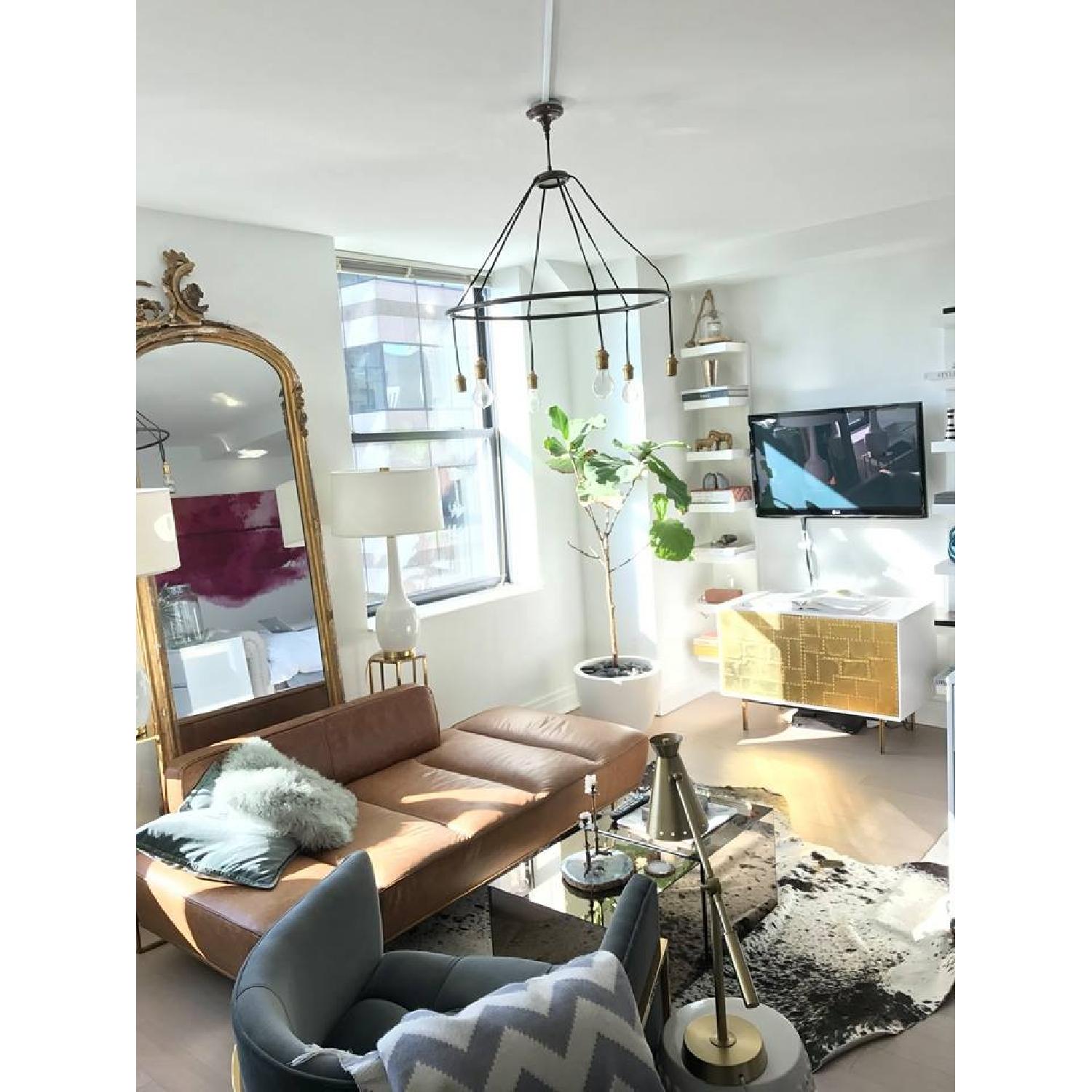 CB2 Saddle Leather Daybed/Chaise - image-2