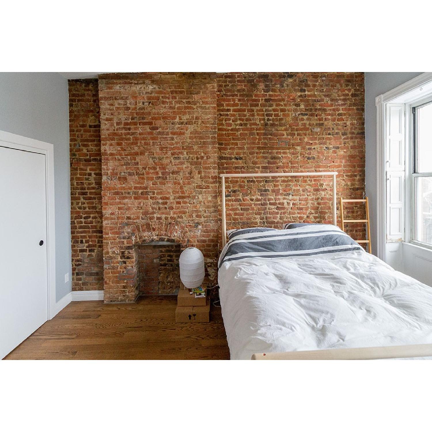 Ikea Gjora Modern Bed Frame w/ Slats - image-2