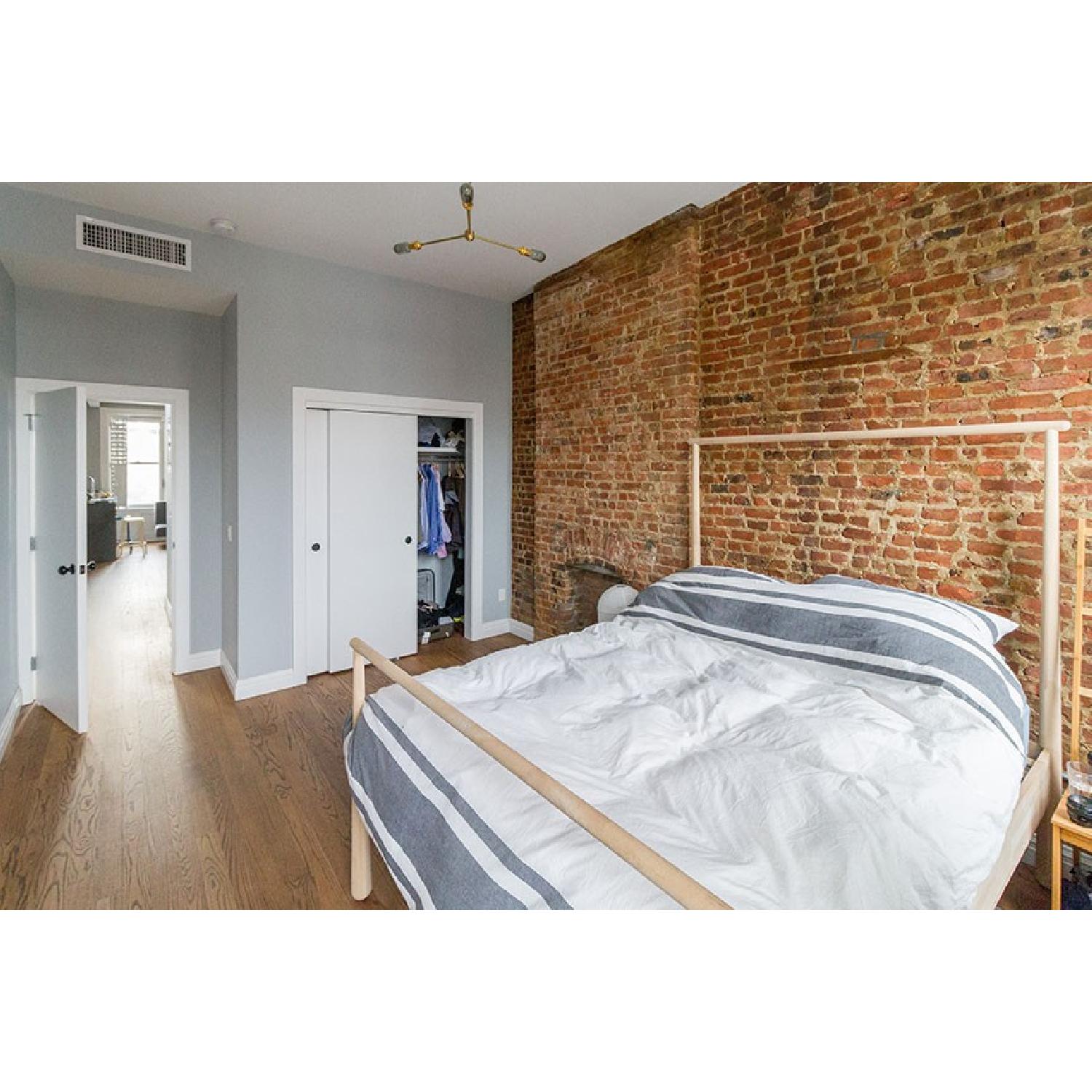 Ikea Gjora Modern Bed Frame w/ Slats - image-3