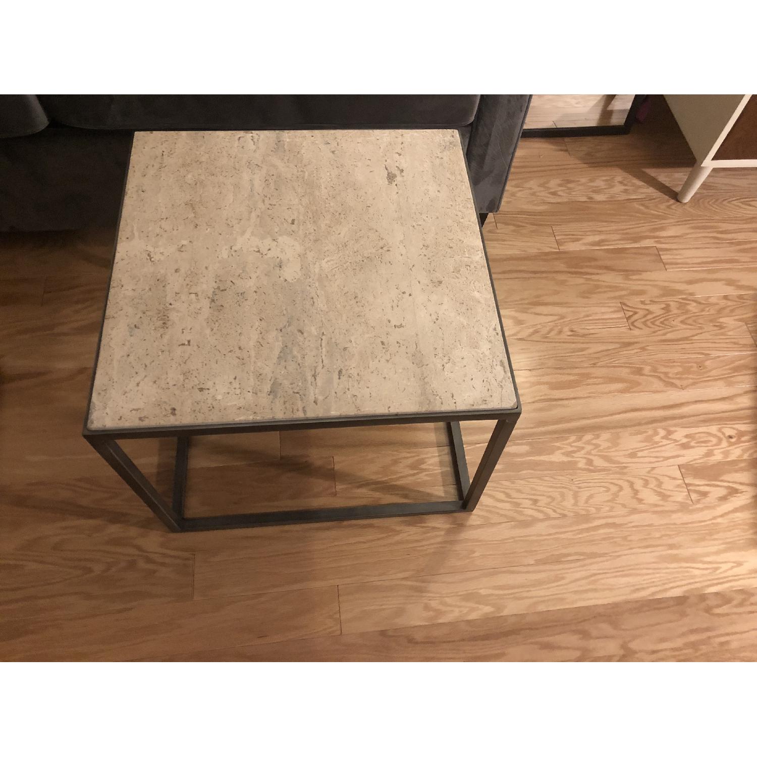 Hammary Marble Top Small Coffee Tables - image-3