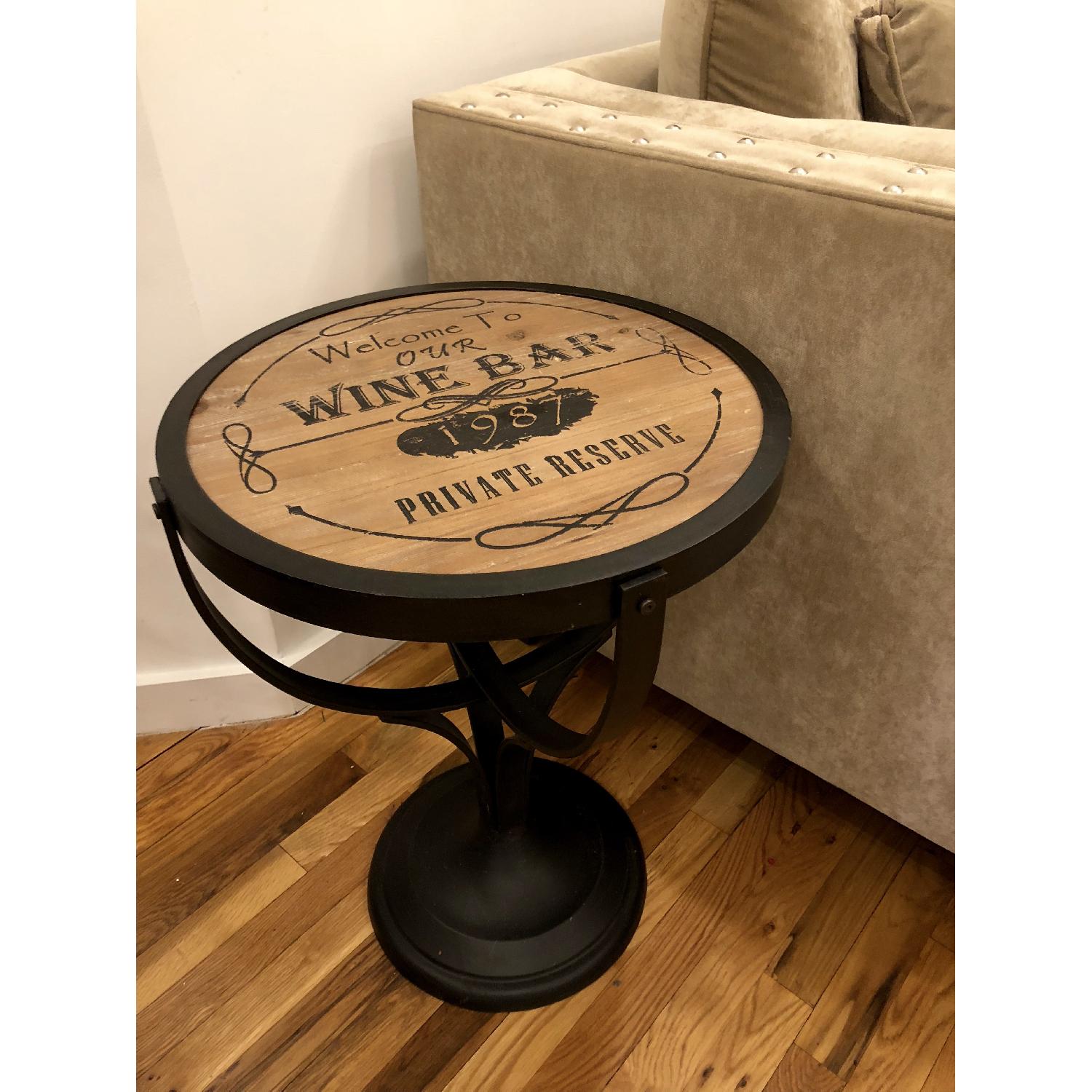 Pier 1 Vintage-Inspired Wine Bar Accent Table - image-1