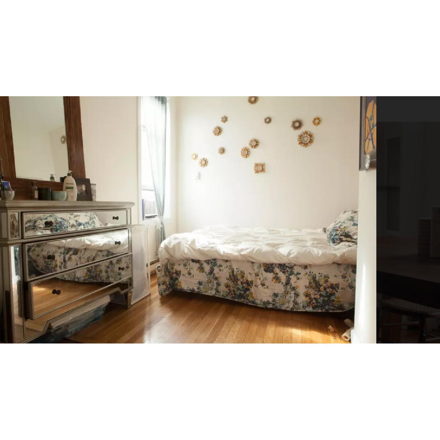 Pottery Barn Park Mirrored 3-Drawer Dresser - image-1