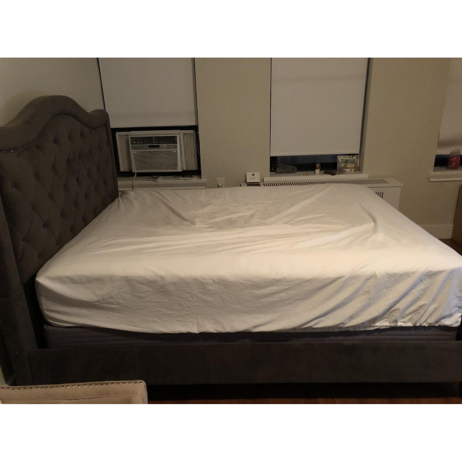 Bob's Queen Size Bed Frame w/ Headboard - image-3
