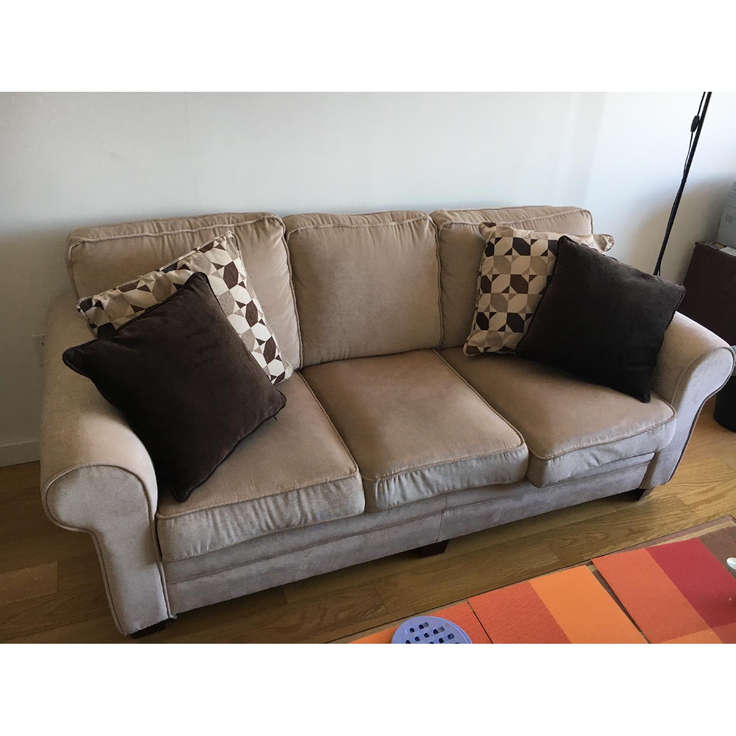 Bob's Maggie II Beige 3 Seater Sofa - image-3