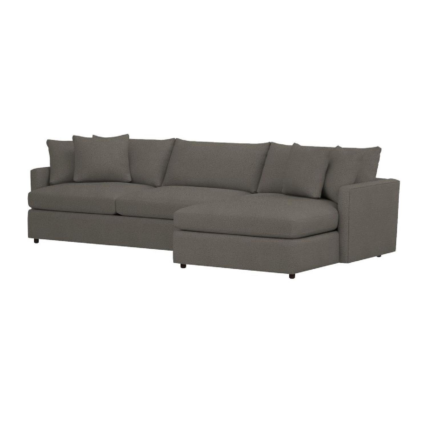 Crate & Barrel Lounge II 2Piece Sectional Sofa AptDeco