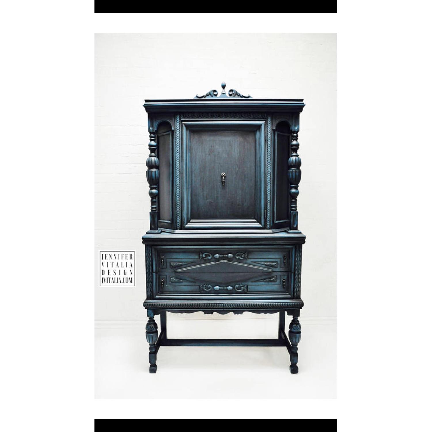 Jacobean French Blue Sideboard - image-4
