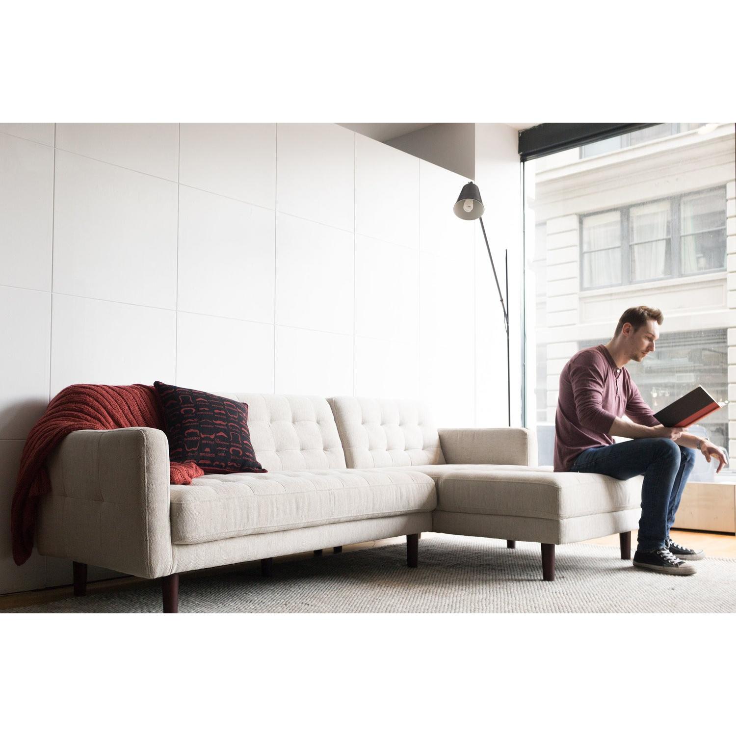 M-Collection Miranda Sectional Sofa w/ Right chase - image-0