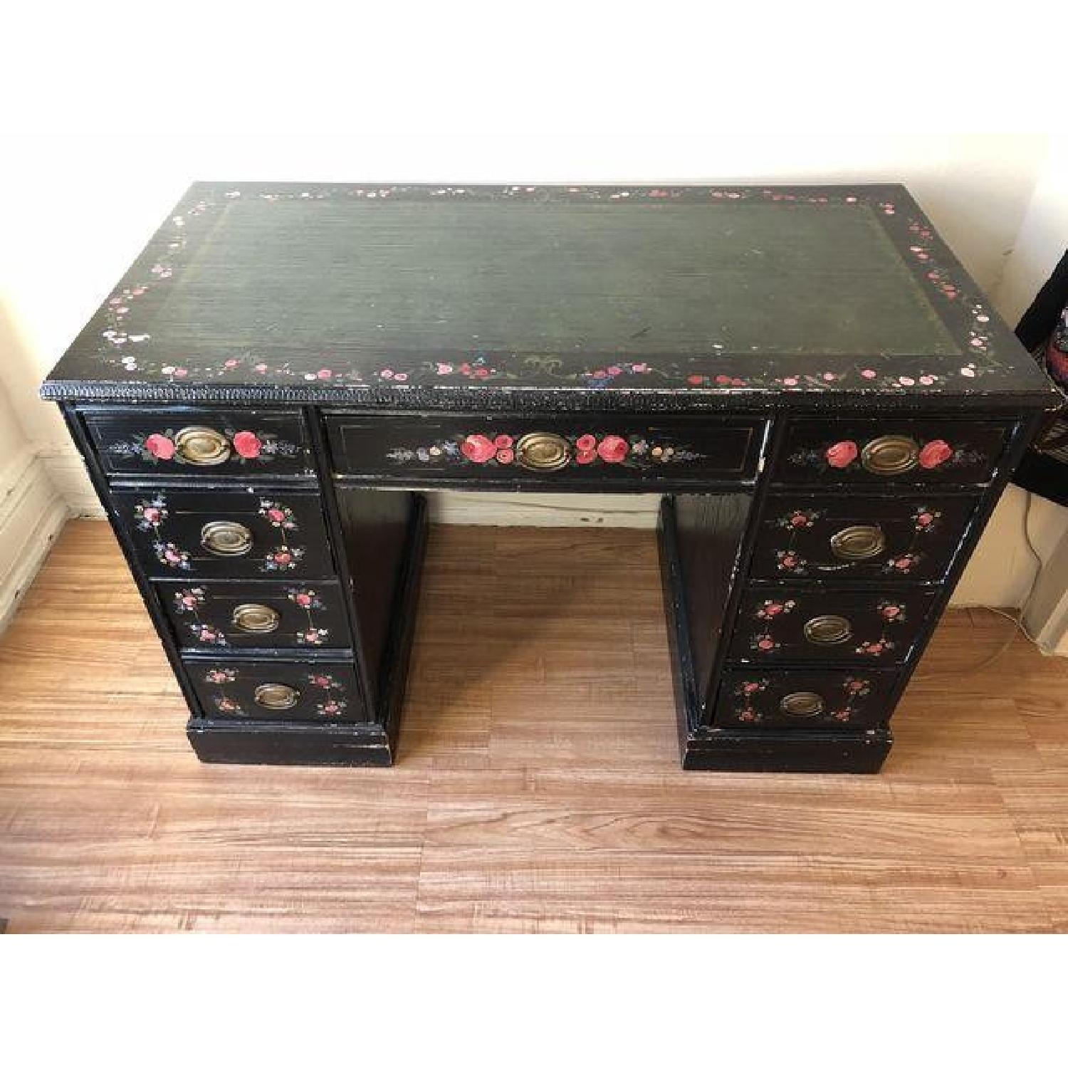 Vintage Traditional Executive Desk - image-2