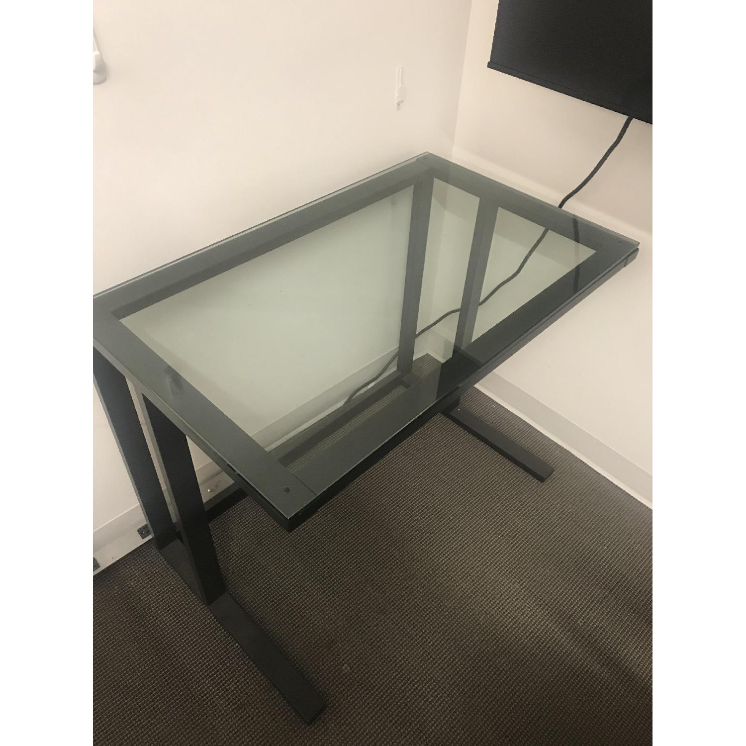 Small Glass Office Desk - image-2