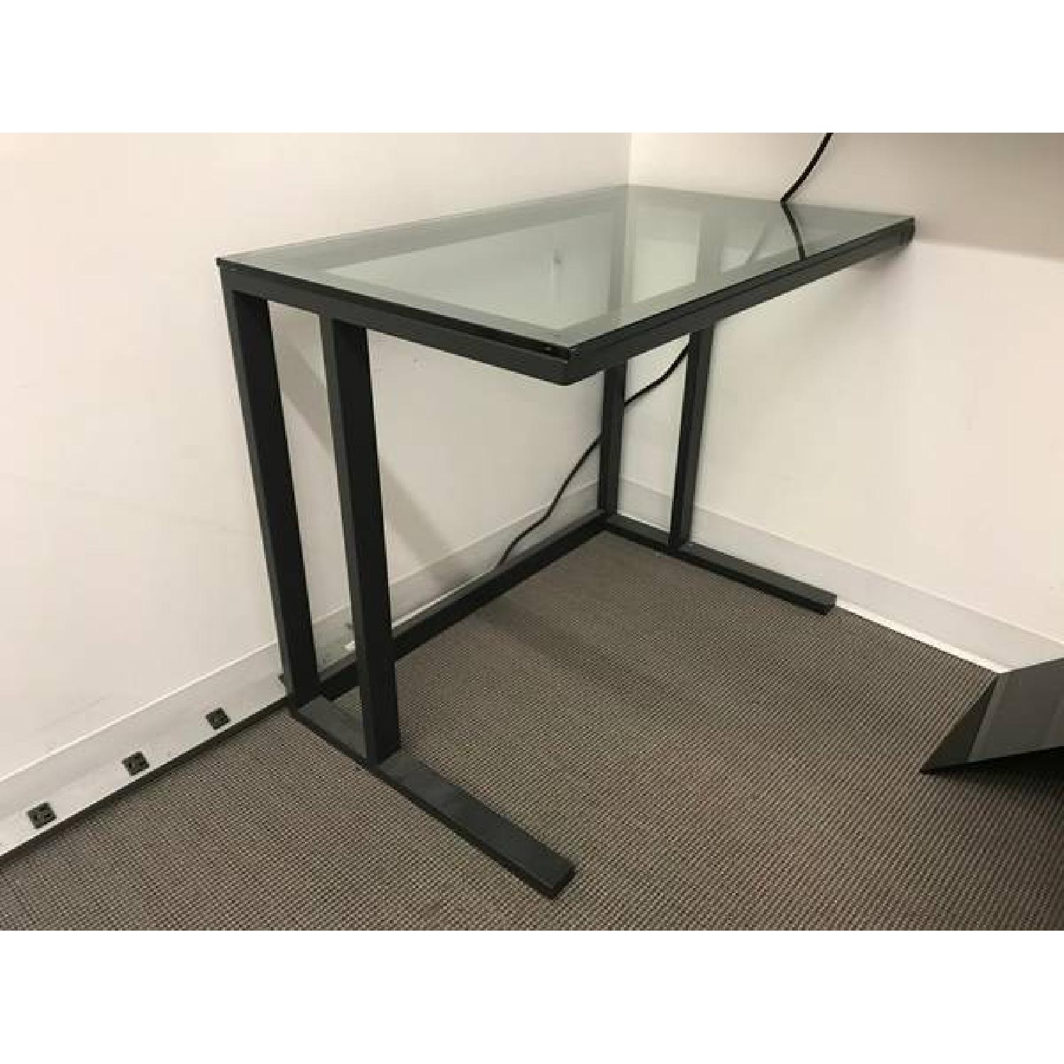 Small Glass Office Desk - image-3