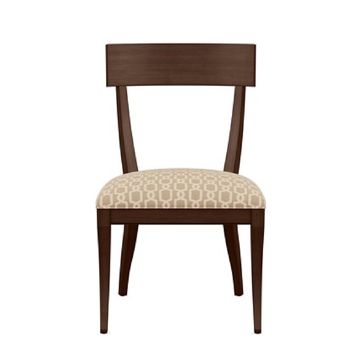 Ethan Allen Hathaway Oval Zebrawood Dining Table w/ 4 Chairs - image-4