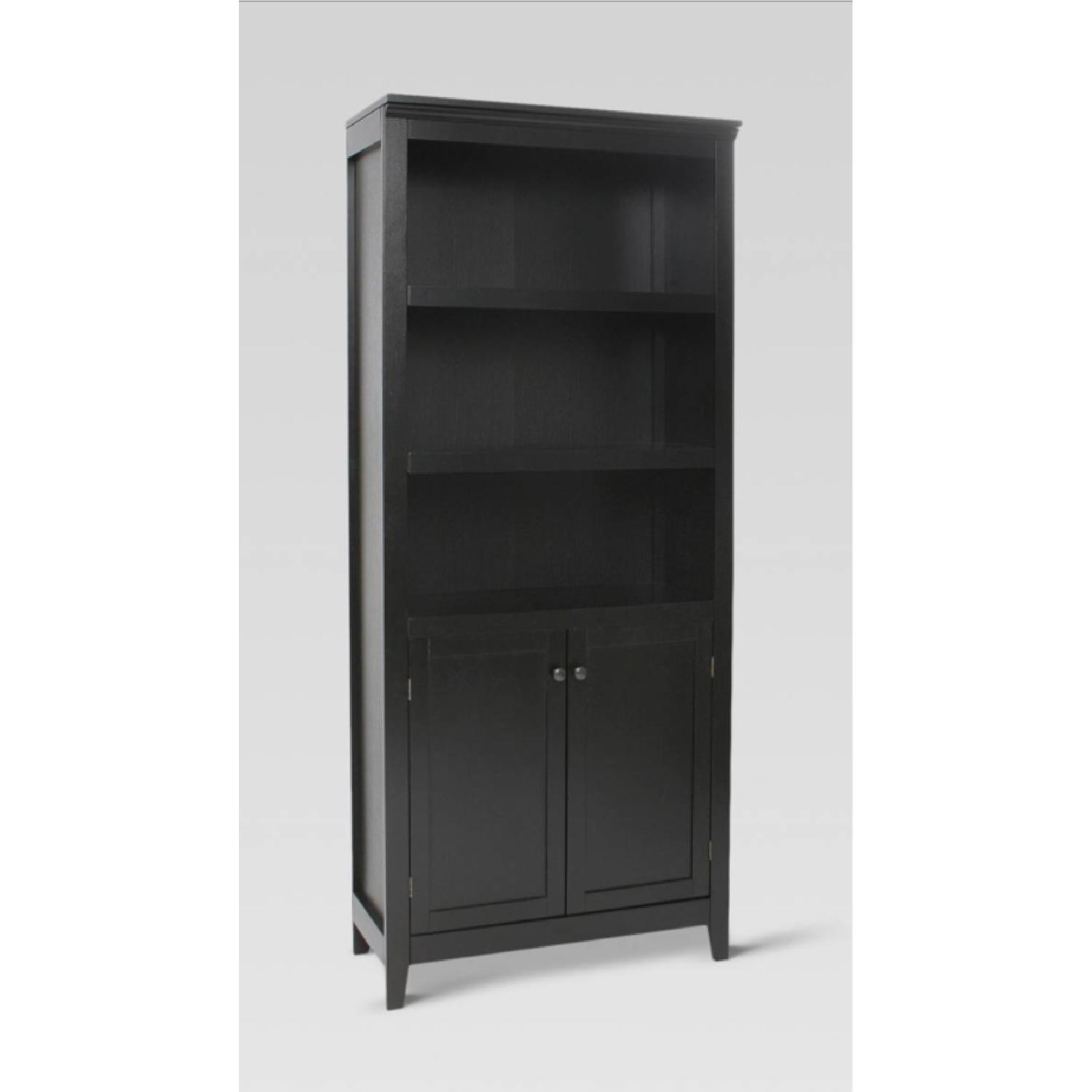 Target Threshold 5 Shelf Bookcase w/ Doors - image-1