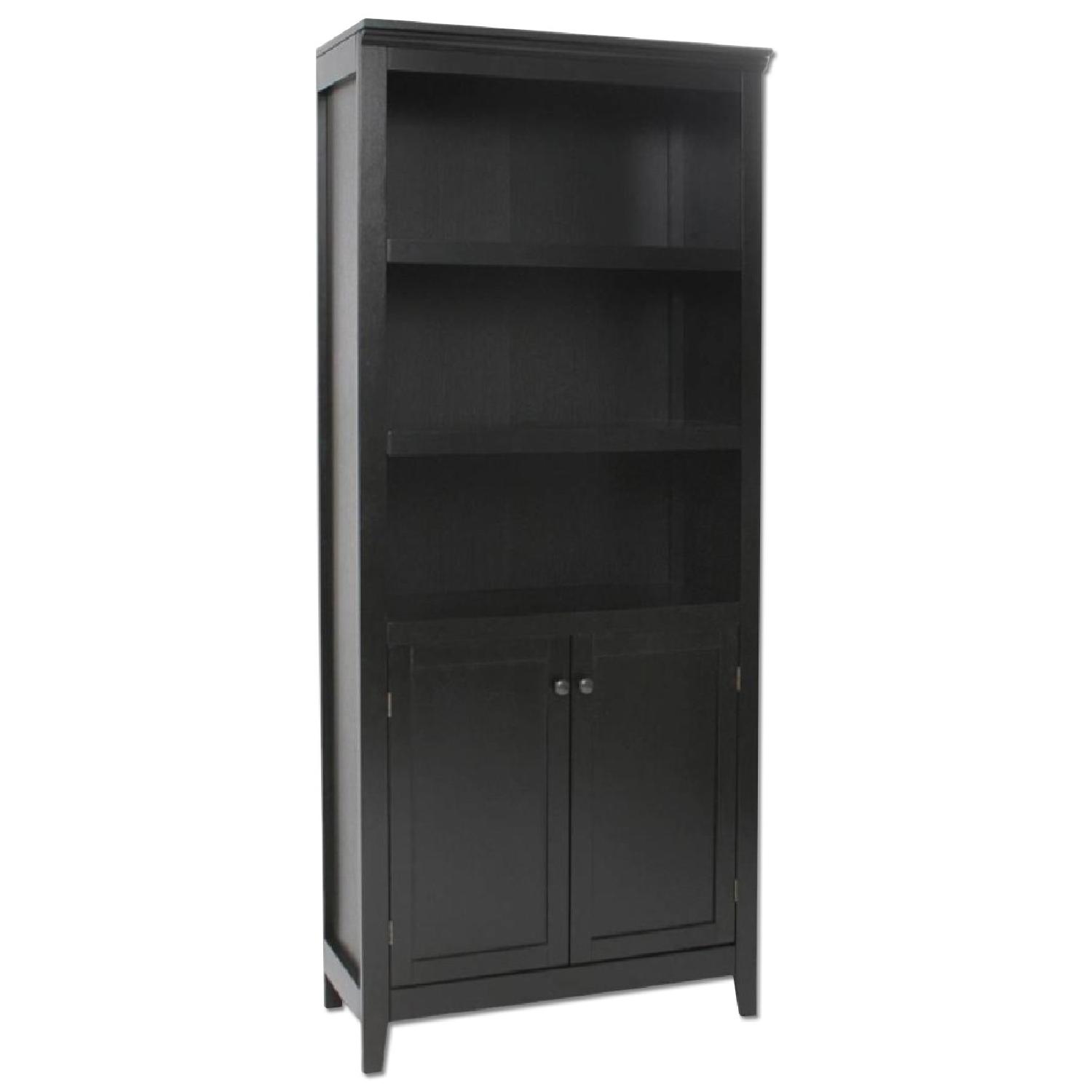 Target Threshold 5 Shelf Bookcase w/ Doors AptDeco