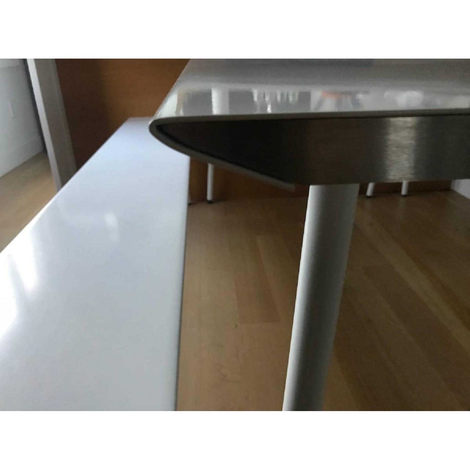 Radius Design Dining Table w/ 2 Benches - image-3