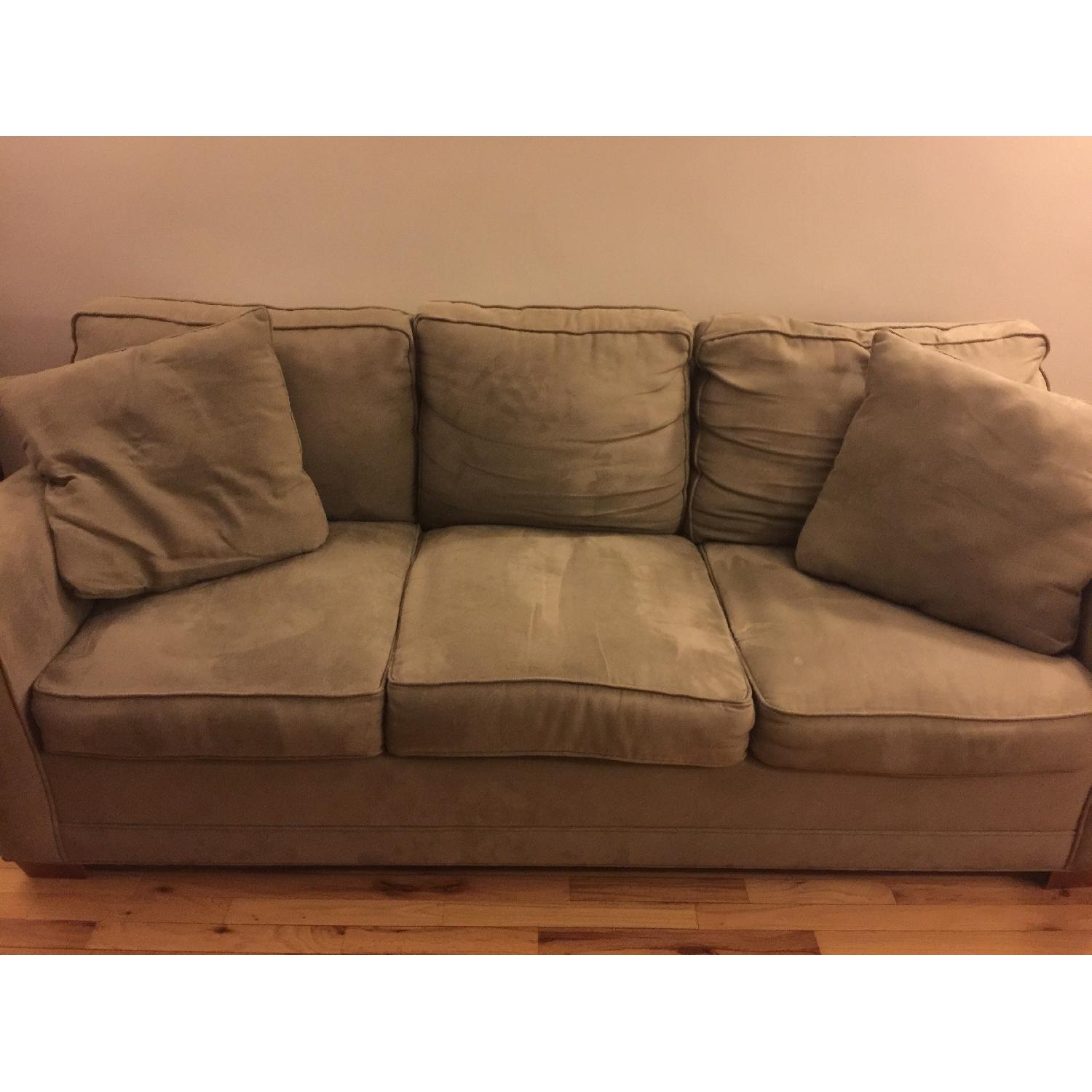 Raymour & Flanigan Glendora Microfiber Sofa - image-2