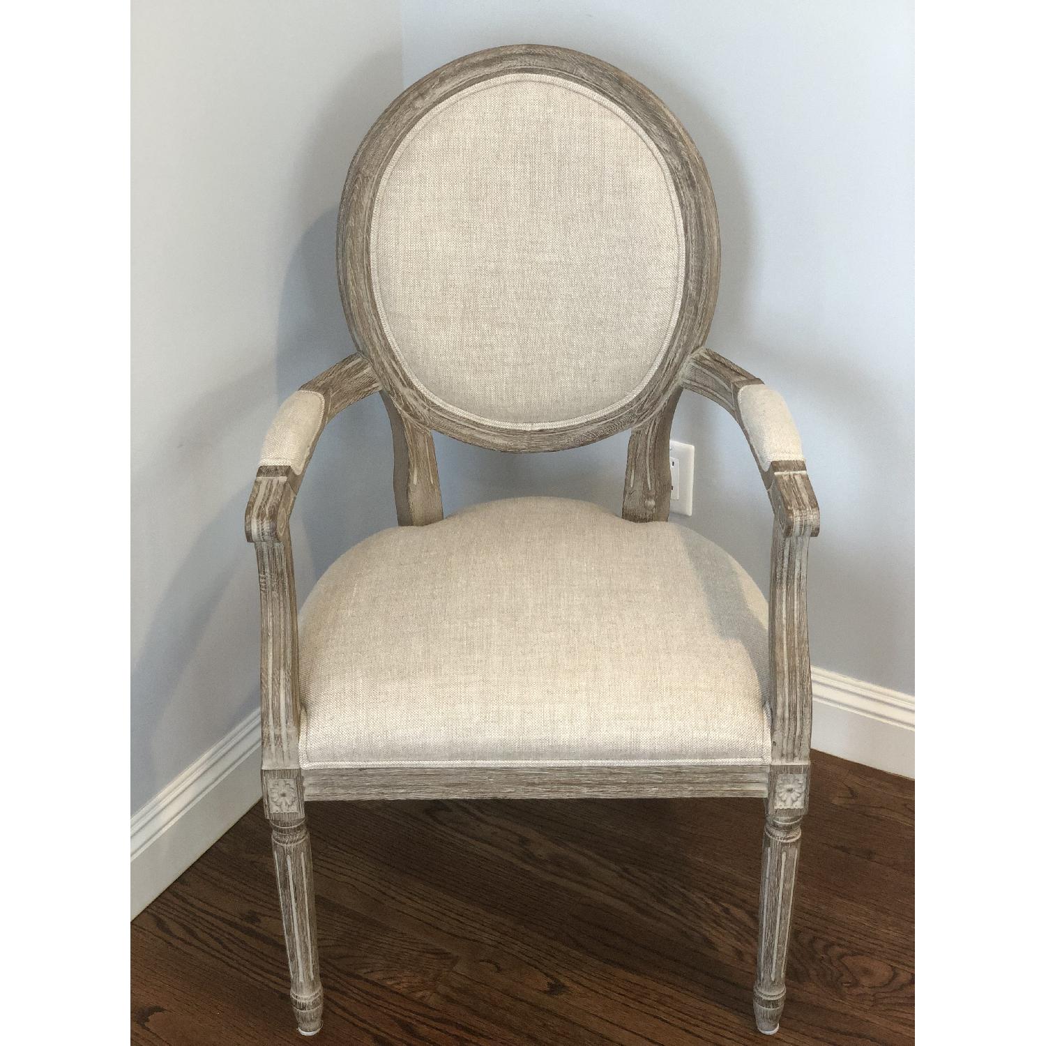 Restoration Hardware Trestle Extension Table w/ 8 Chairs - image-5