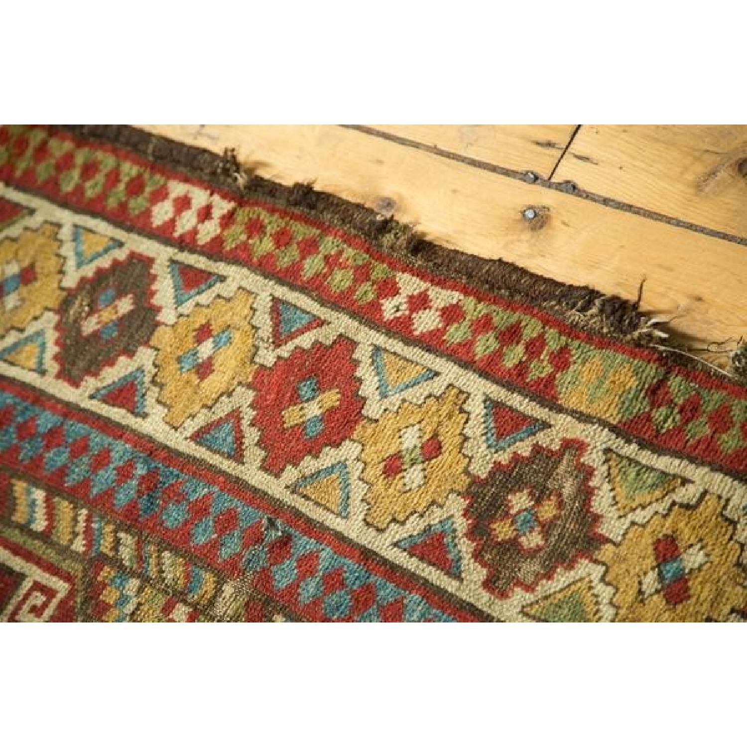 Antique Caucasian Runner Rug - AptDeco
