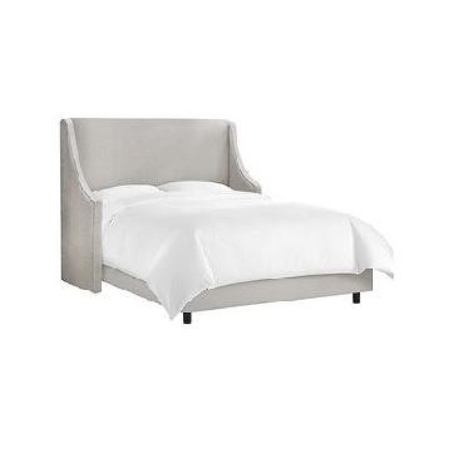 One Kings Lane Double/Full Wingback Upholstered Headboard AptDeco