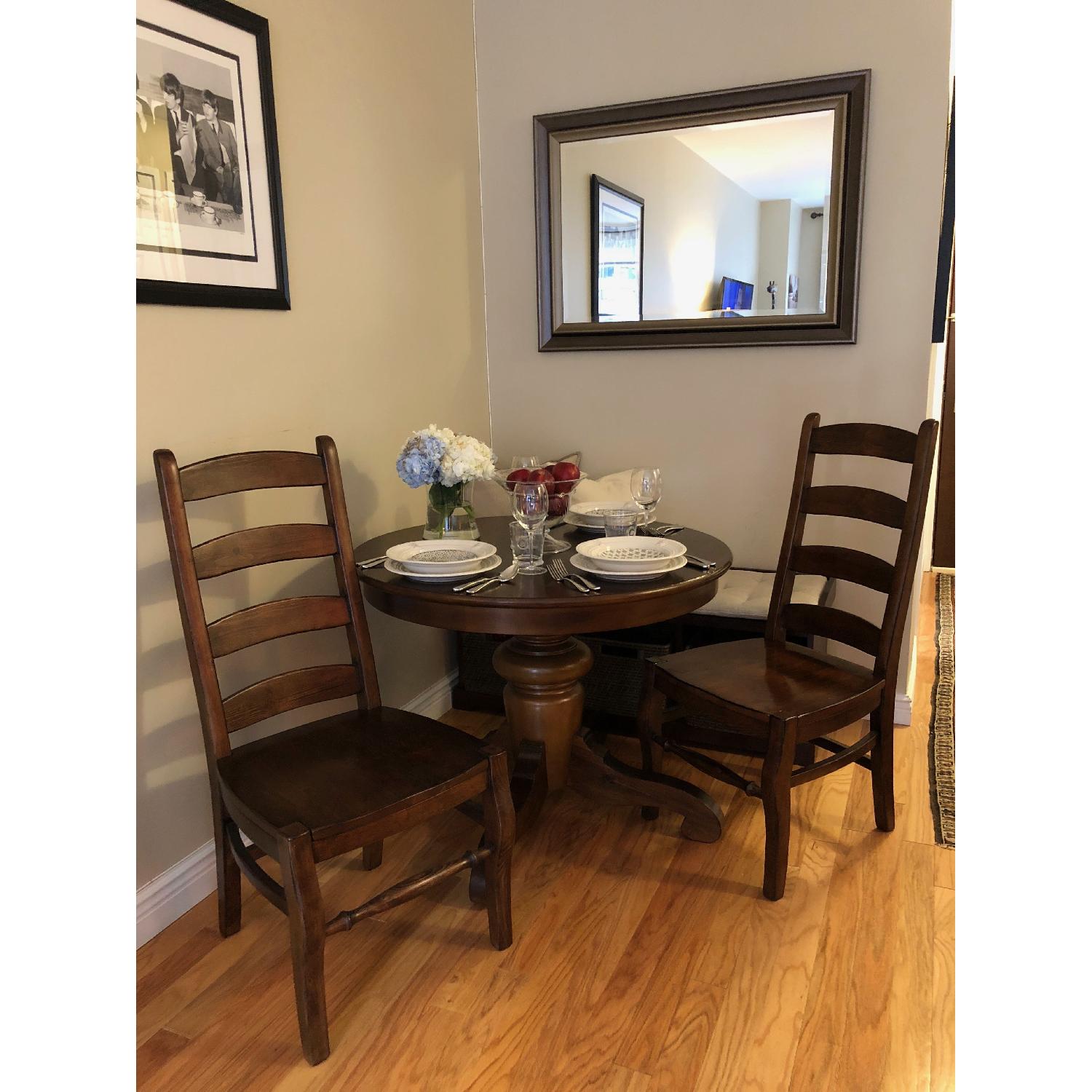 Pottery Barn Tivoli Fixed Pedestal Dining Table - image-3