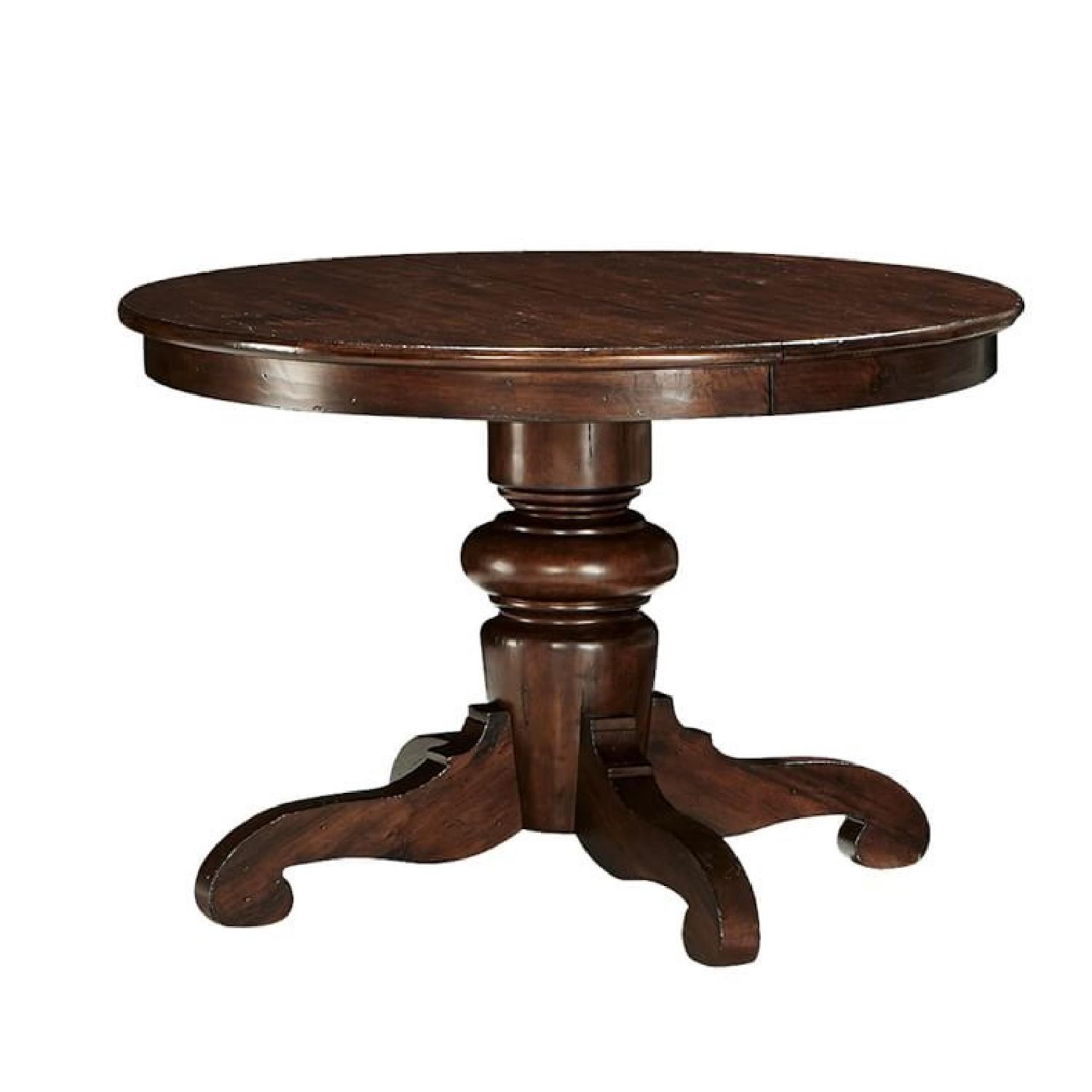 Pottery Barn Tivoli Fixed Pedestal Dining Table - image-0