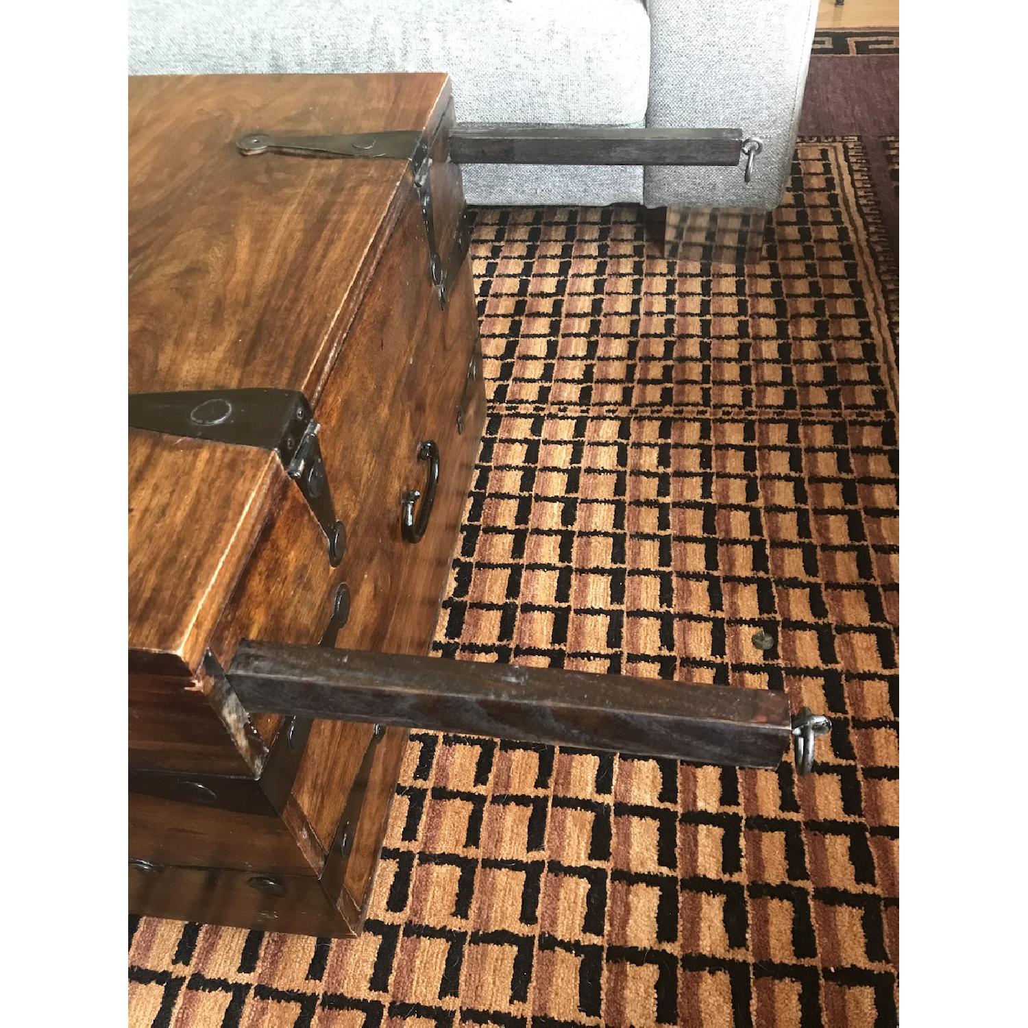 Crate & Barrel Taka Trunk Coffee Table - image-3