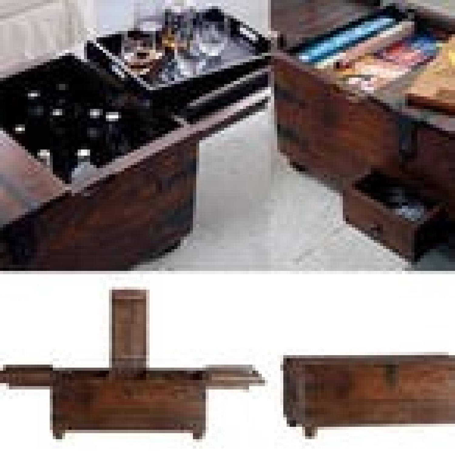 Crate & Barrel Taka Trunk Coffee Table - image-5