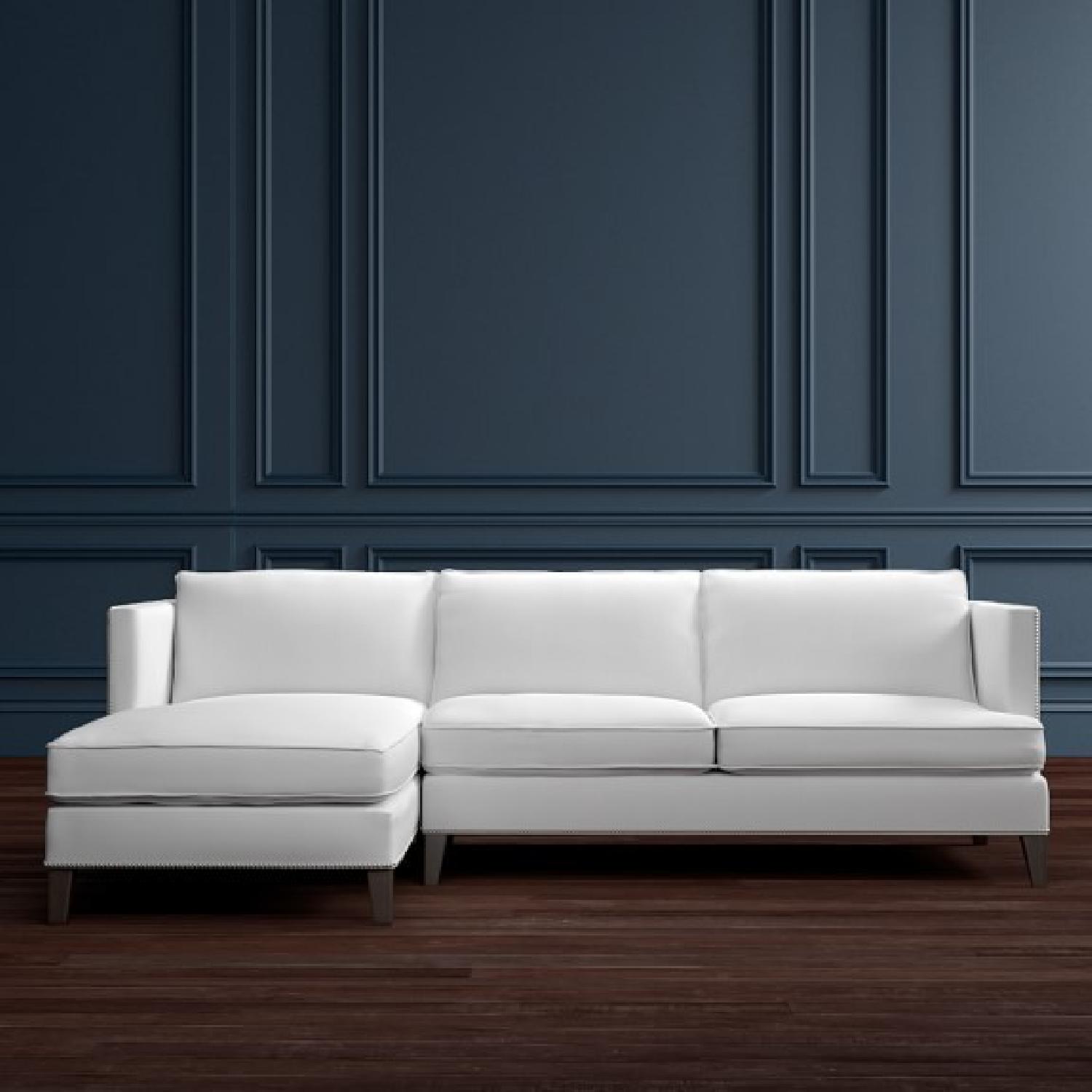 Williams Sonoma Home Hyde Chaise Sectional Sofa AptDeco