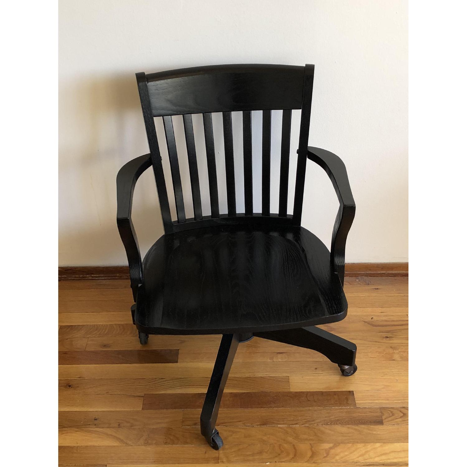 Pottery Barn Bedford Office Chair on Wheels - image-1