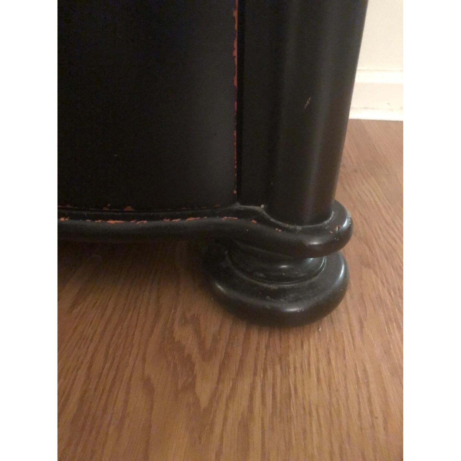 Ballard Designs Distressed Black 4 Drawer Dresser - image-1