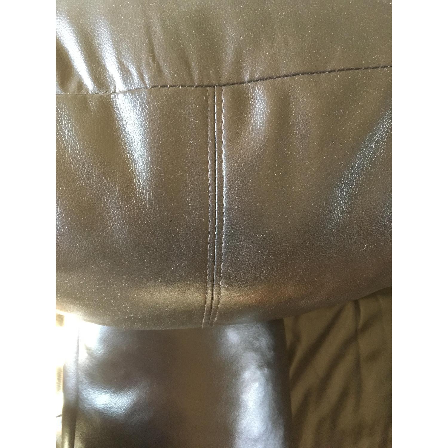 Overstuffed Leather Chair - image-4