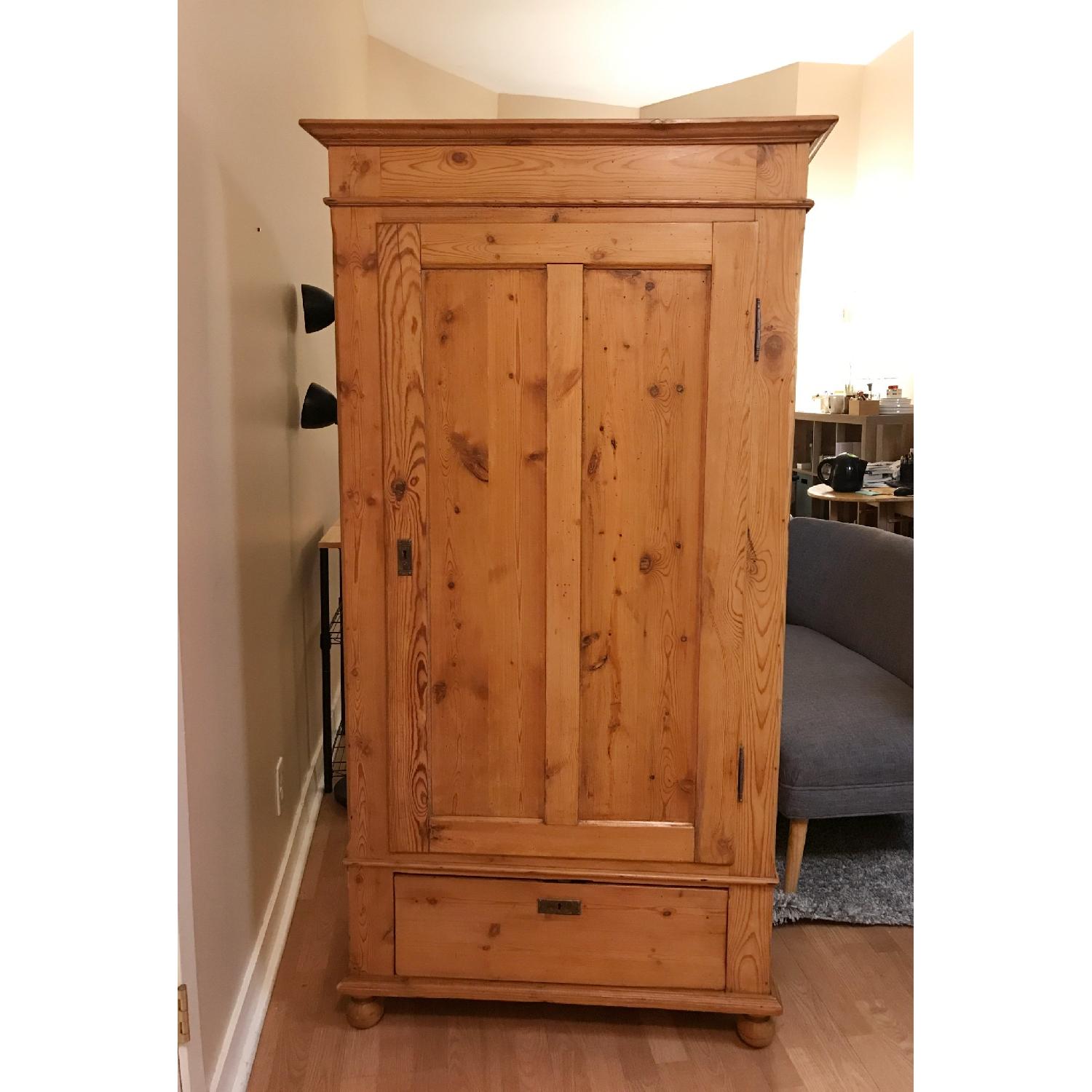 Housing Works NYC Solid Wood Armoire/Cabinet - AptDeco