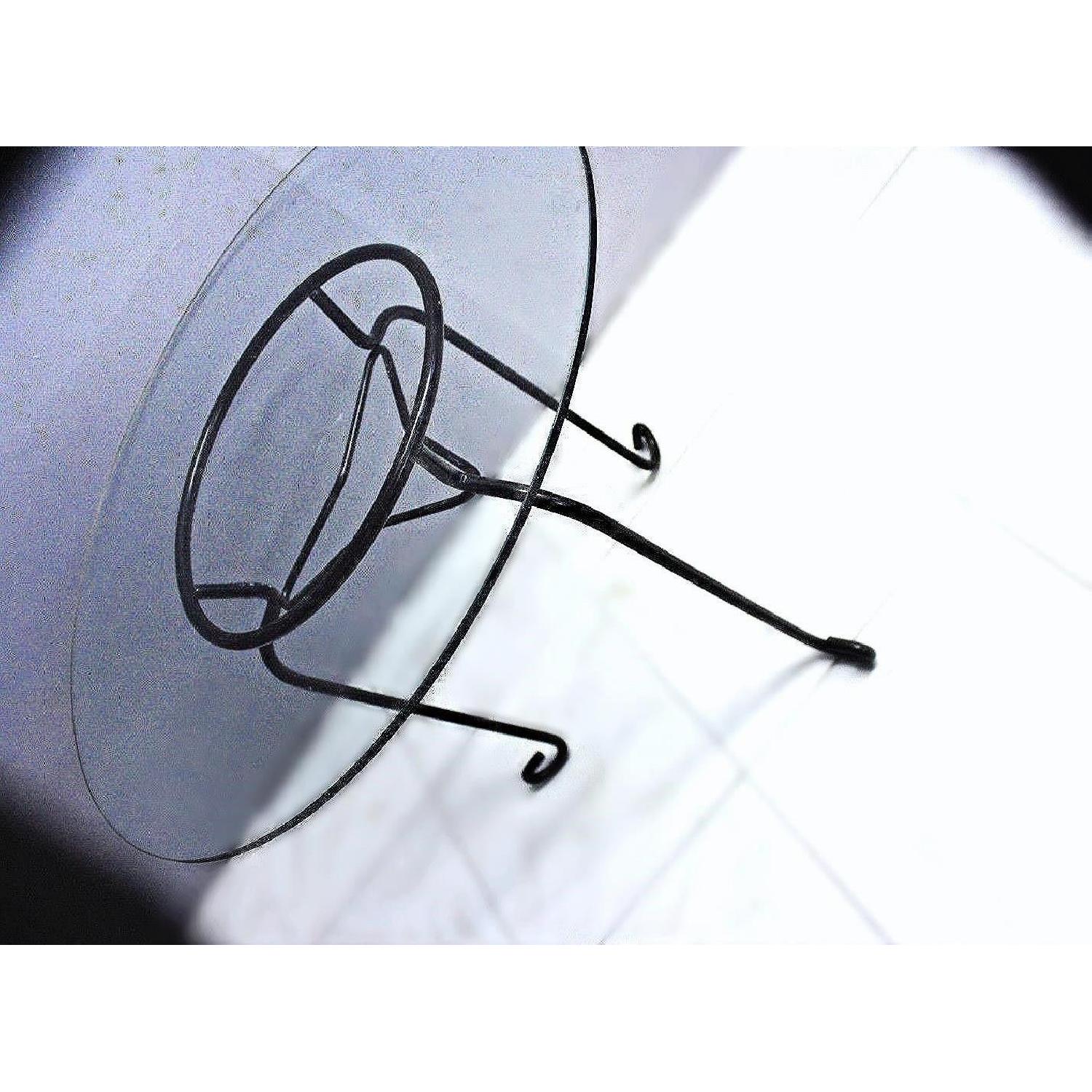 Glass Top Round Side Table - image-2