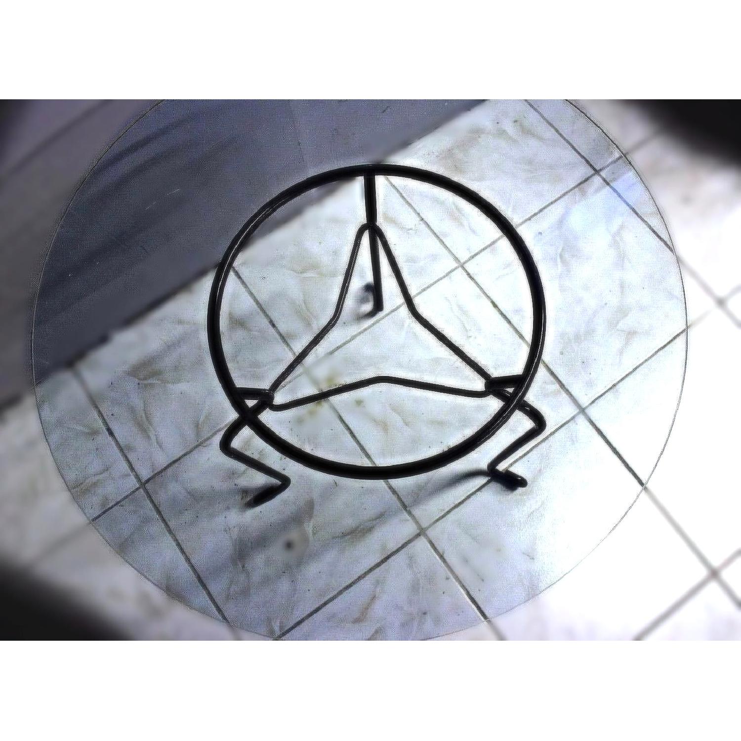 Glass Top Round Side Table - image-3