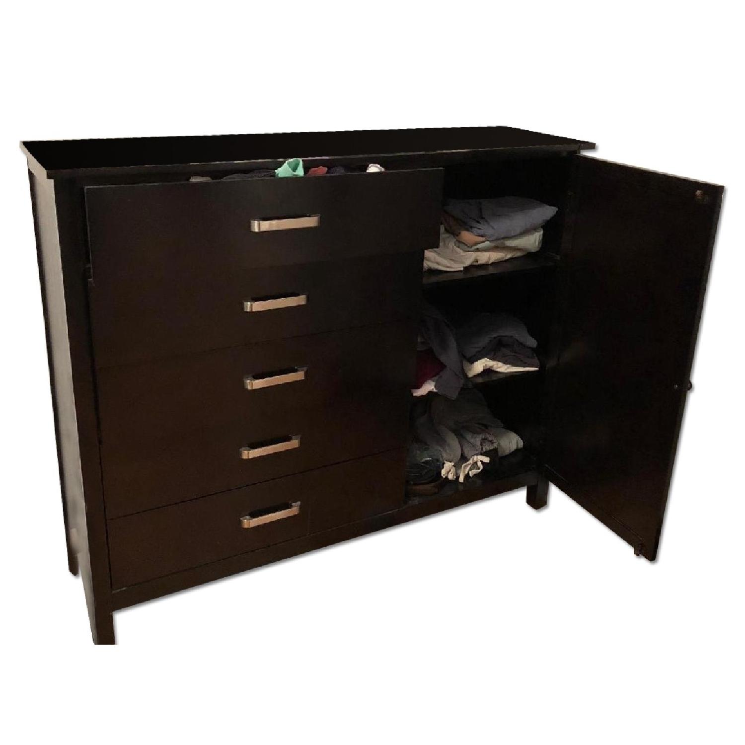 Bob's Black Dresser w/ 5 Drawers & AptDeco