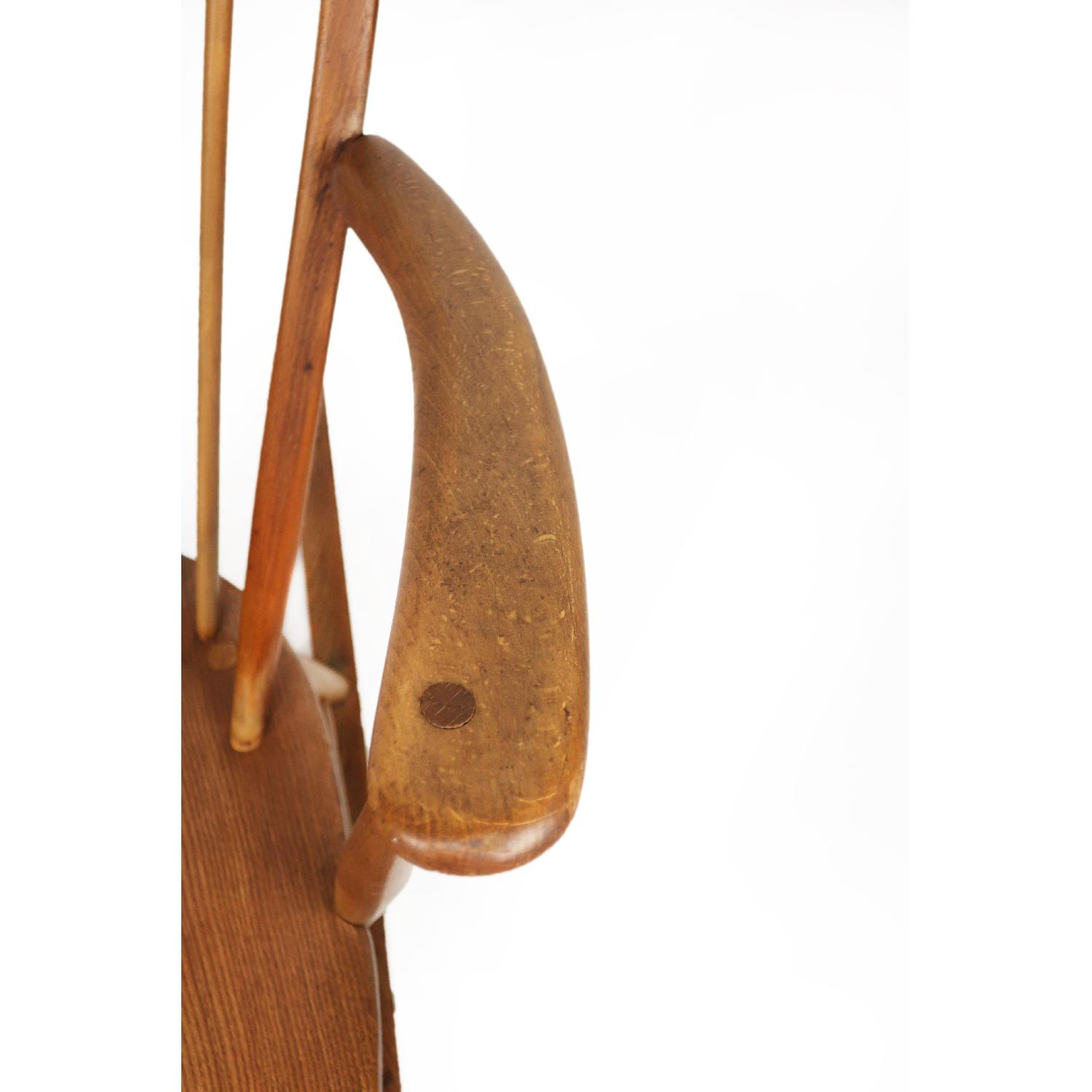 Mid-Century Modern Wooden Windsor Style Rocking Chair - image-2