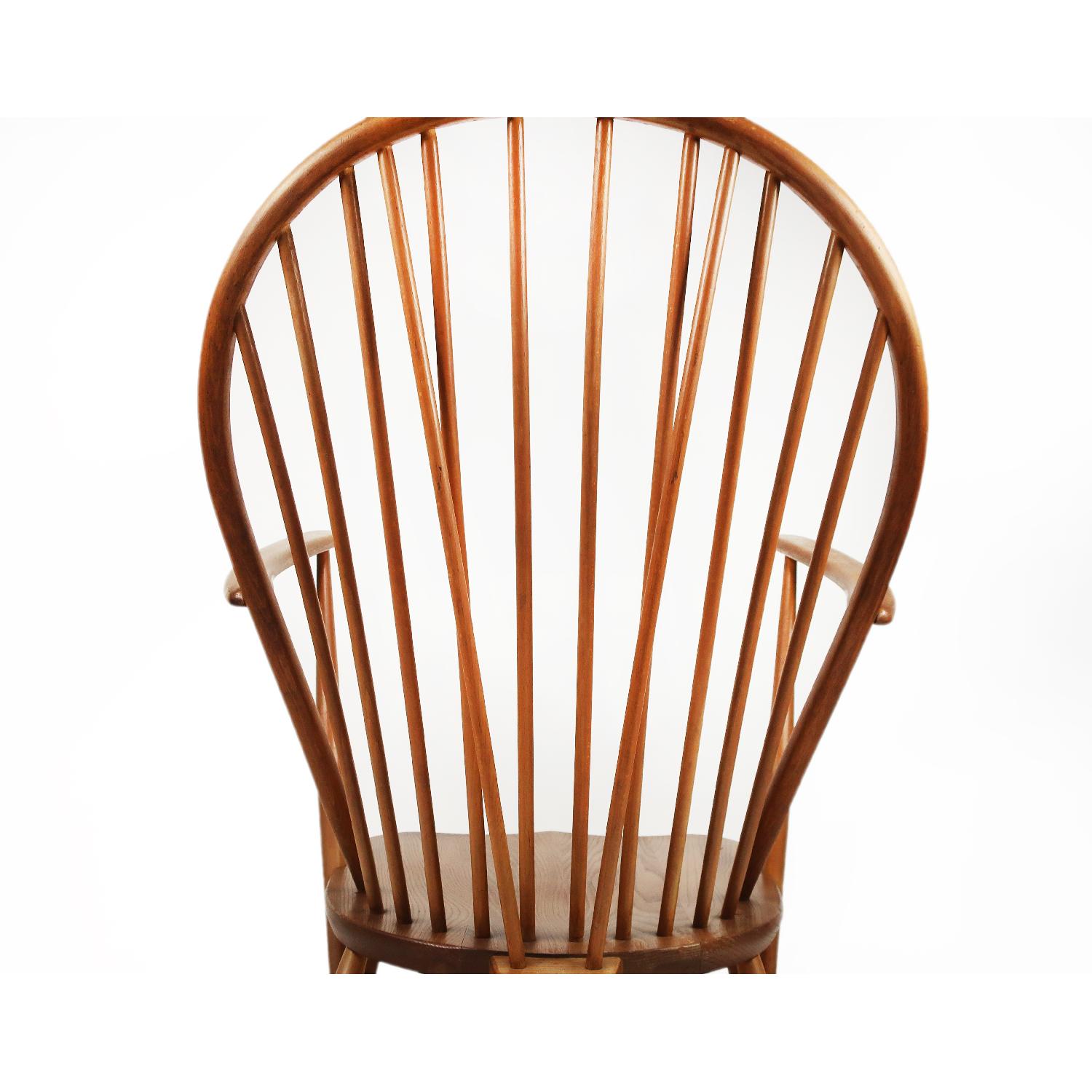 Mid-Century Modern Wooden Windsor Style Rocking Chair - image-3