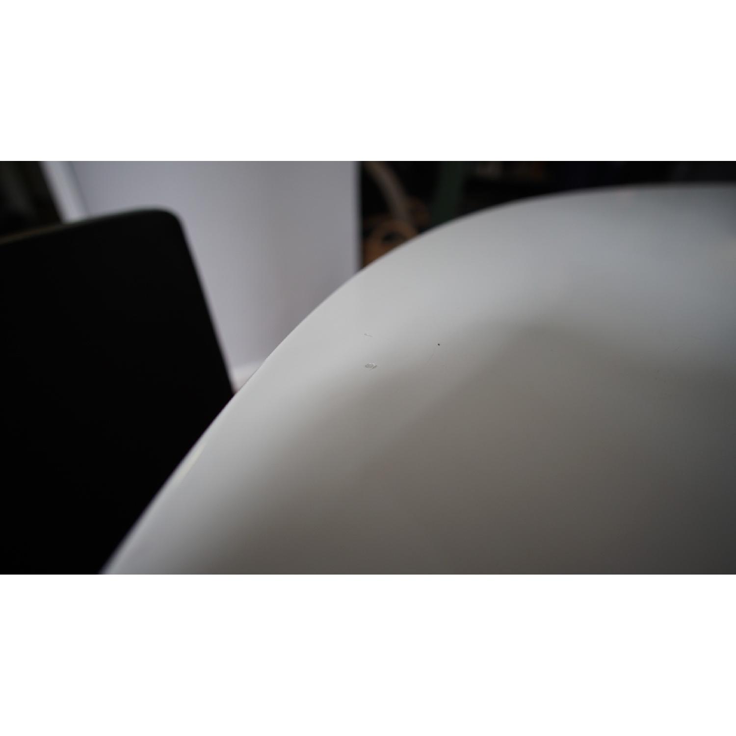 White Modern Tulip Table - image-1