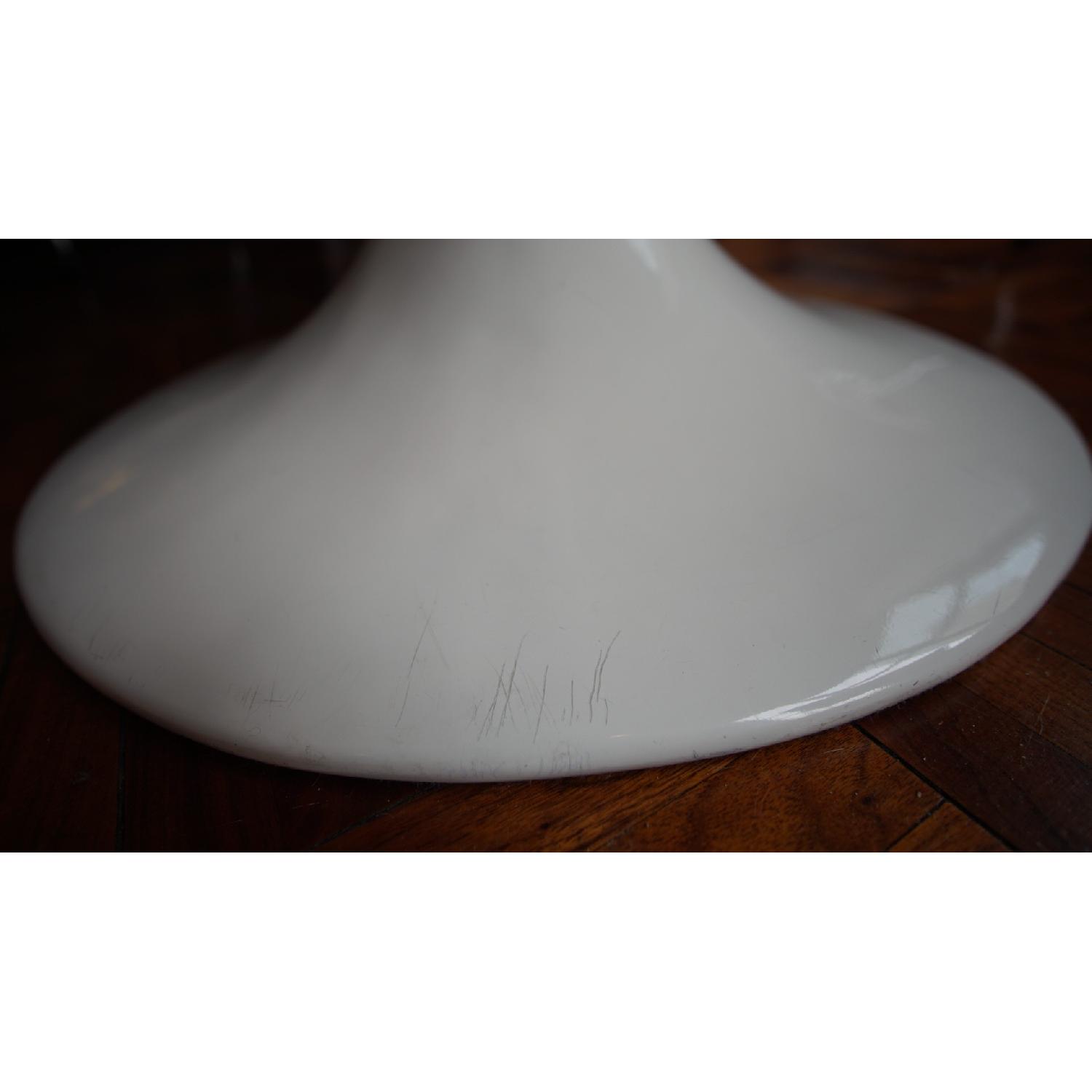 White Modern Tulip Table - image-4