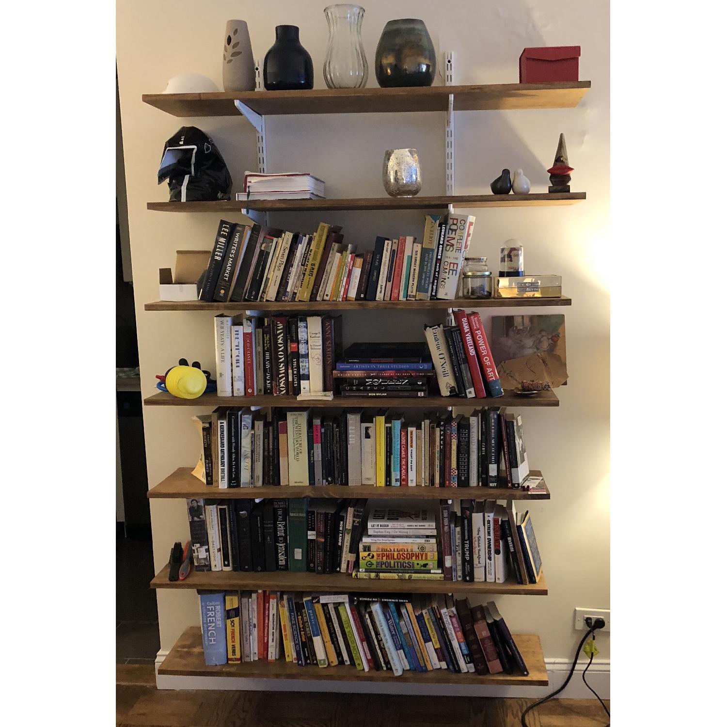 Wood Wall Shelving Unit/Bookshelves - image-3