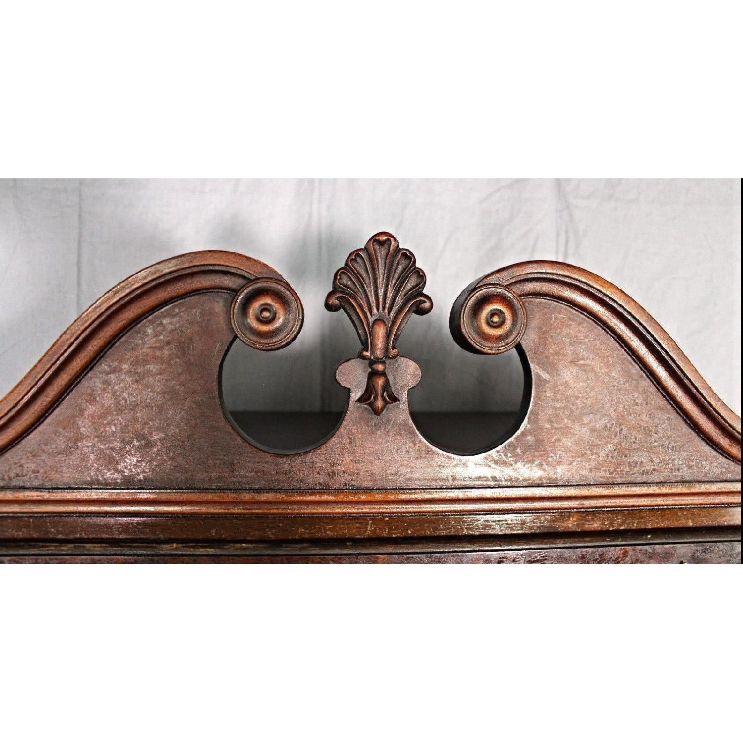 Antique Mahogany Queen Anne Highboy Chest of Drawers - image-4