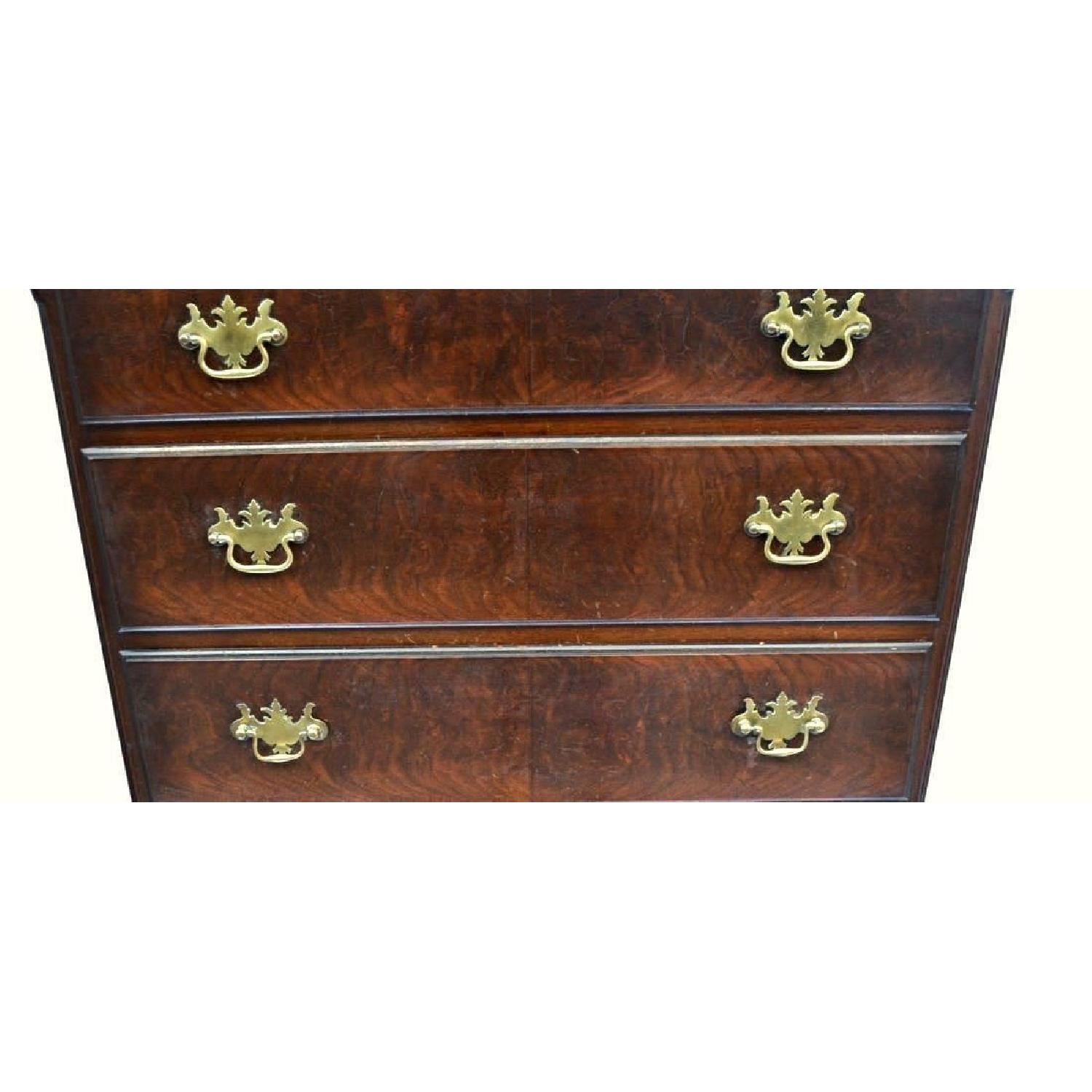 Antique Mahogany Queen Anne Highboy Chest of Drawers - image-5