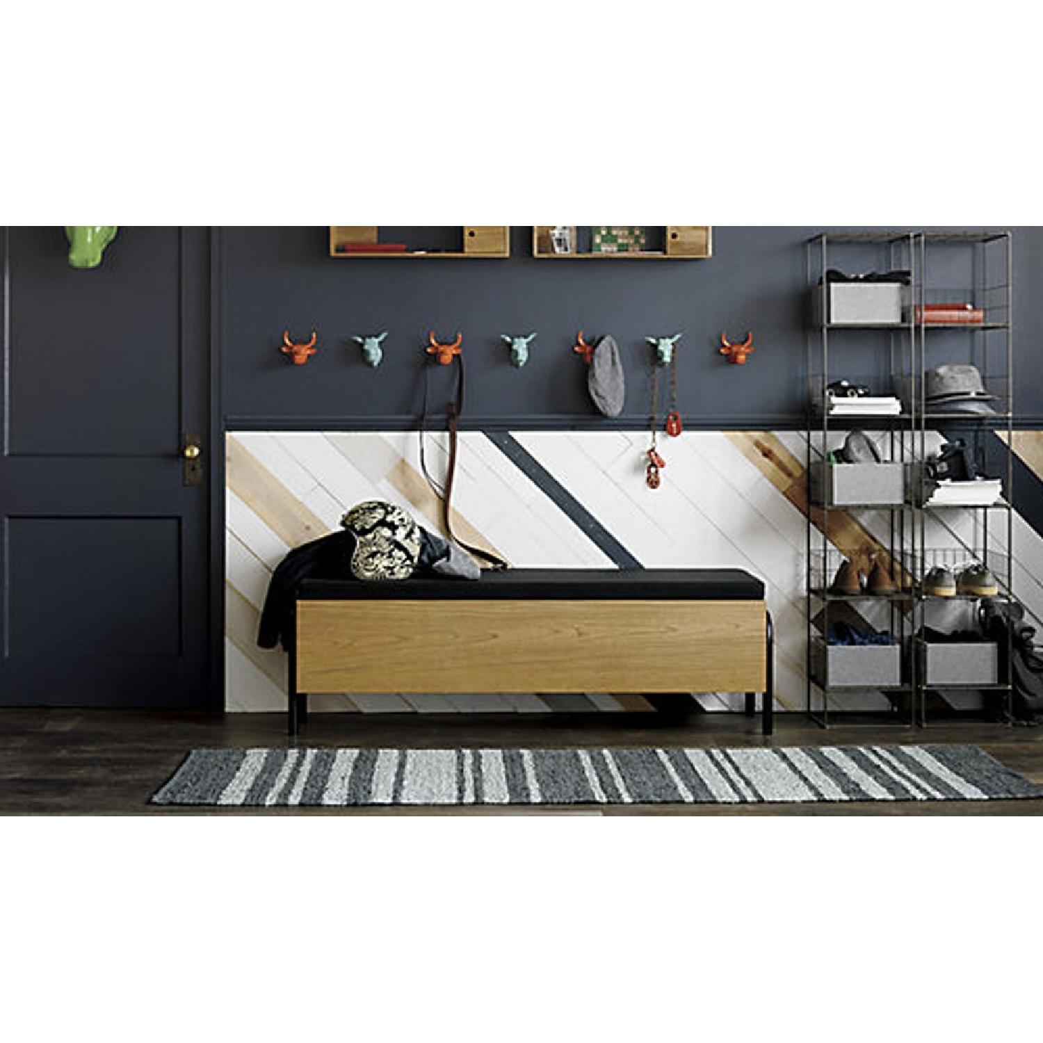 CB2 Upholstered Storage Bench - image-3