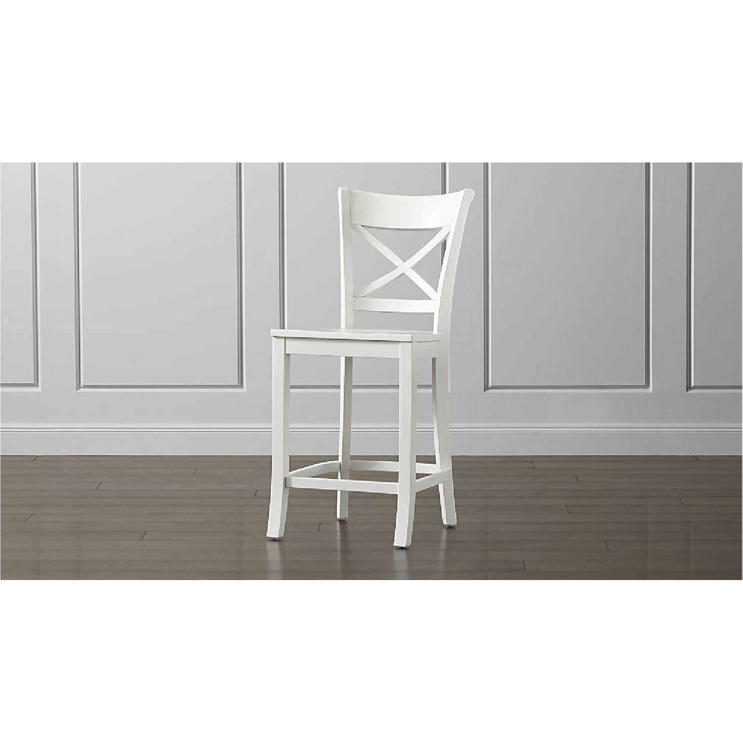 Crate & Barrel High Dining Table w/ 2 Counter Chairs - image-2